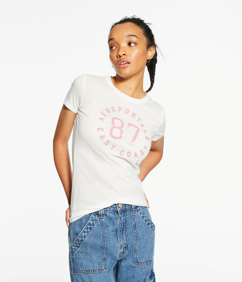 Aeropostale East Coast Appliqué Graphic Tee Aeropostale East Coast Appliqué Graphic Tee