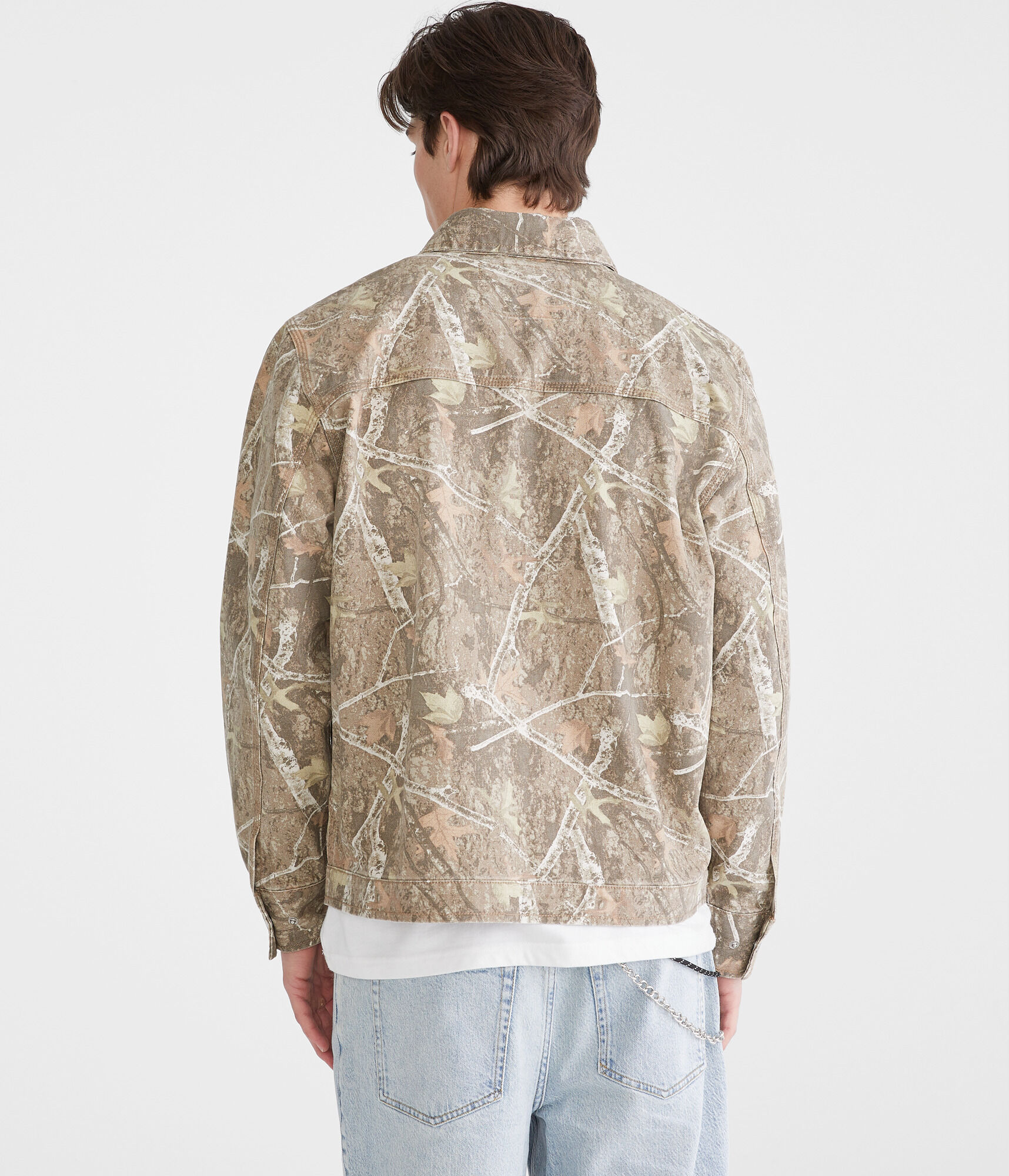 Forest Camo Canvas Mechanic Jacket