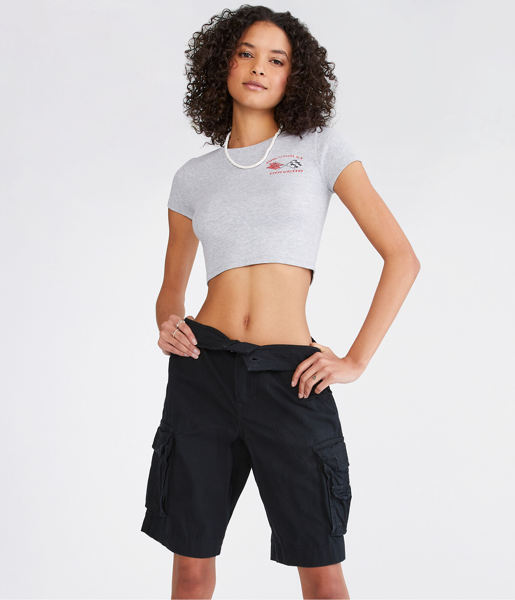 Chevrolet Corvette Flags Graphic Baby Tee