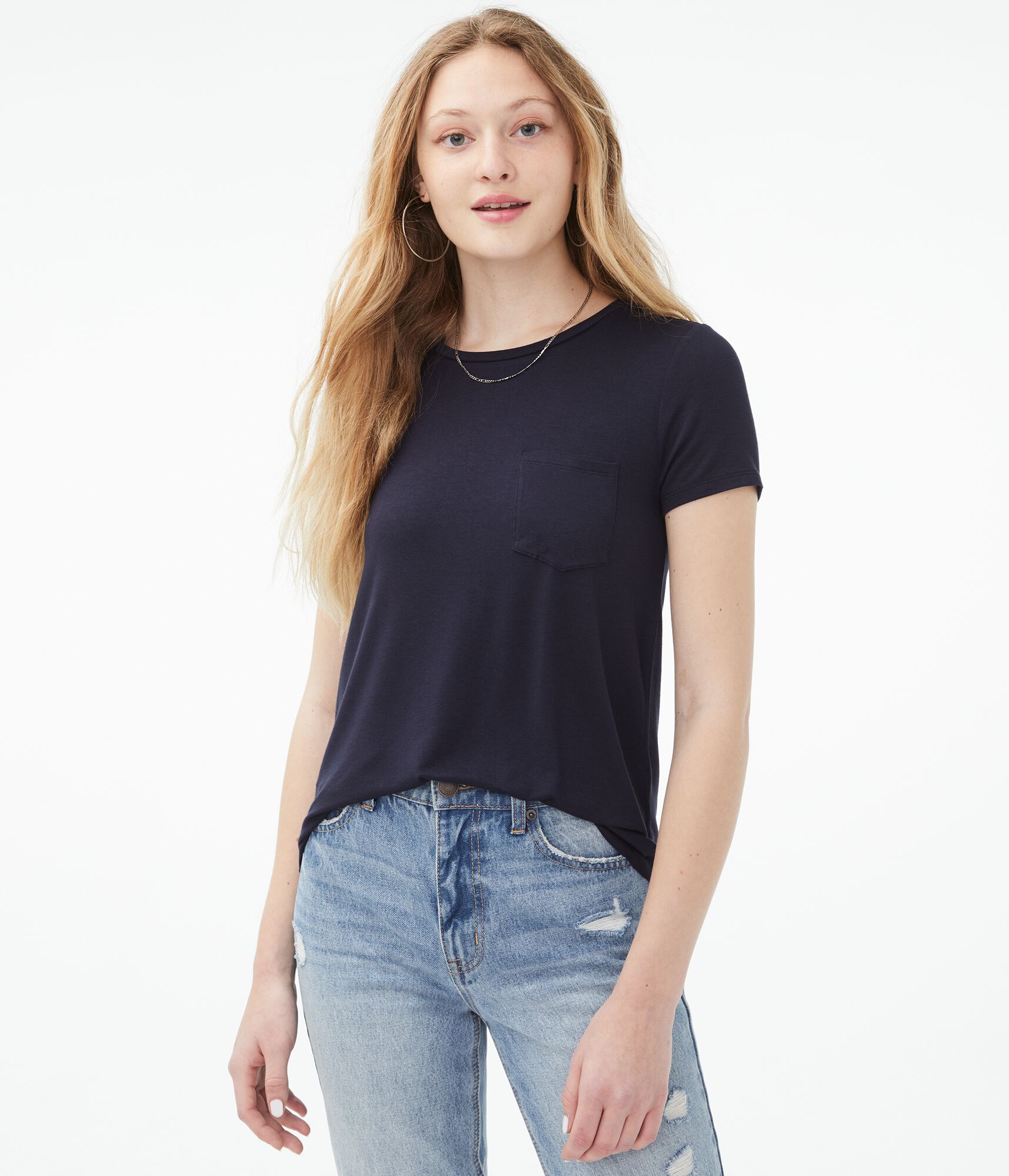 Seriously Soft Pocket Crew Tee