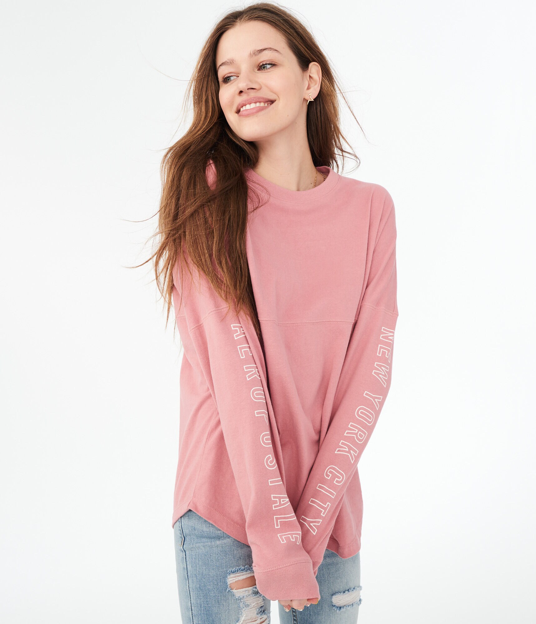 Oversized Aeropostale New York City Graphic Tee