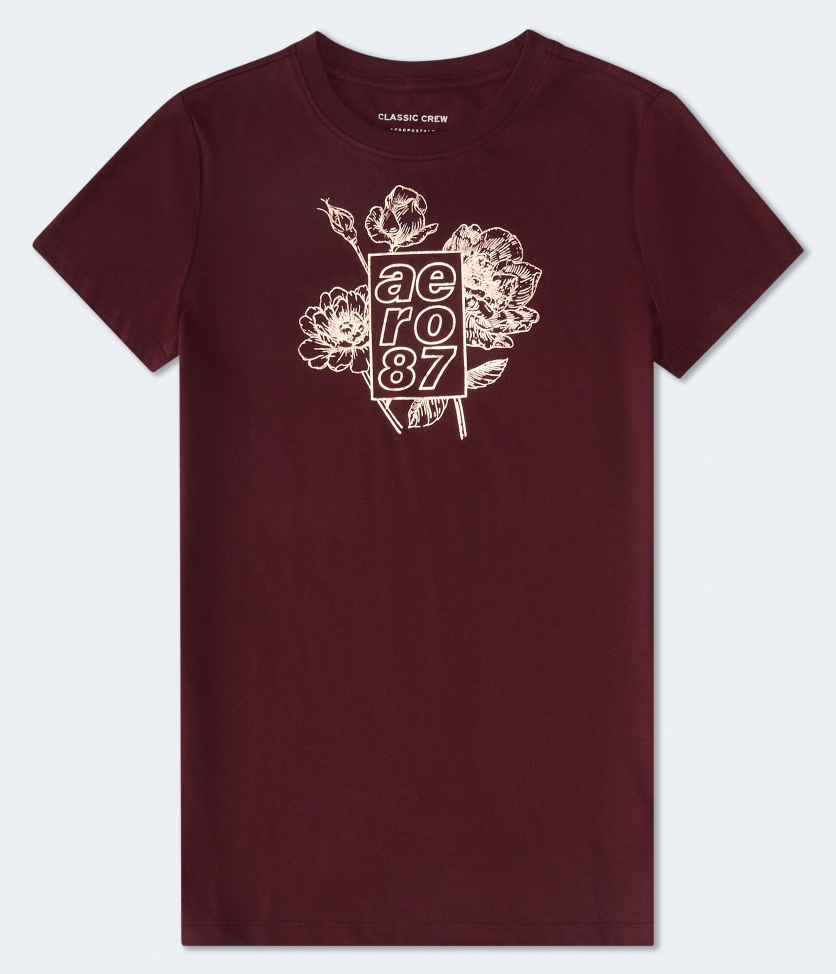 Floral Box Logo Foil Graphic Tee