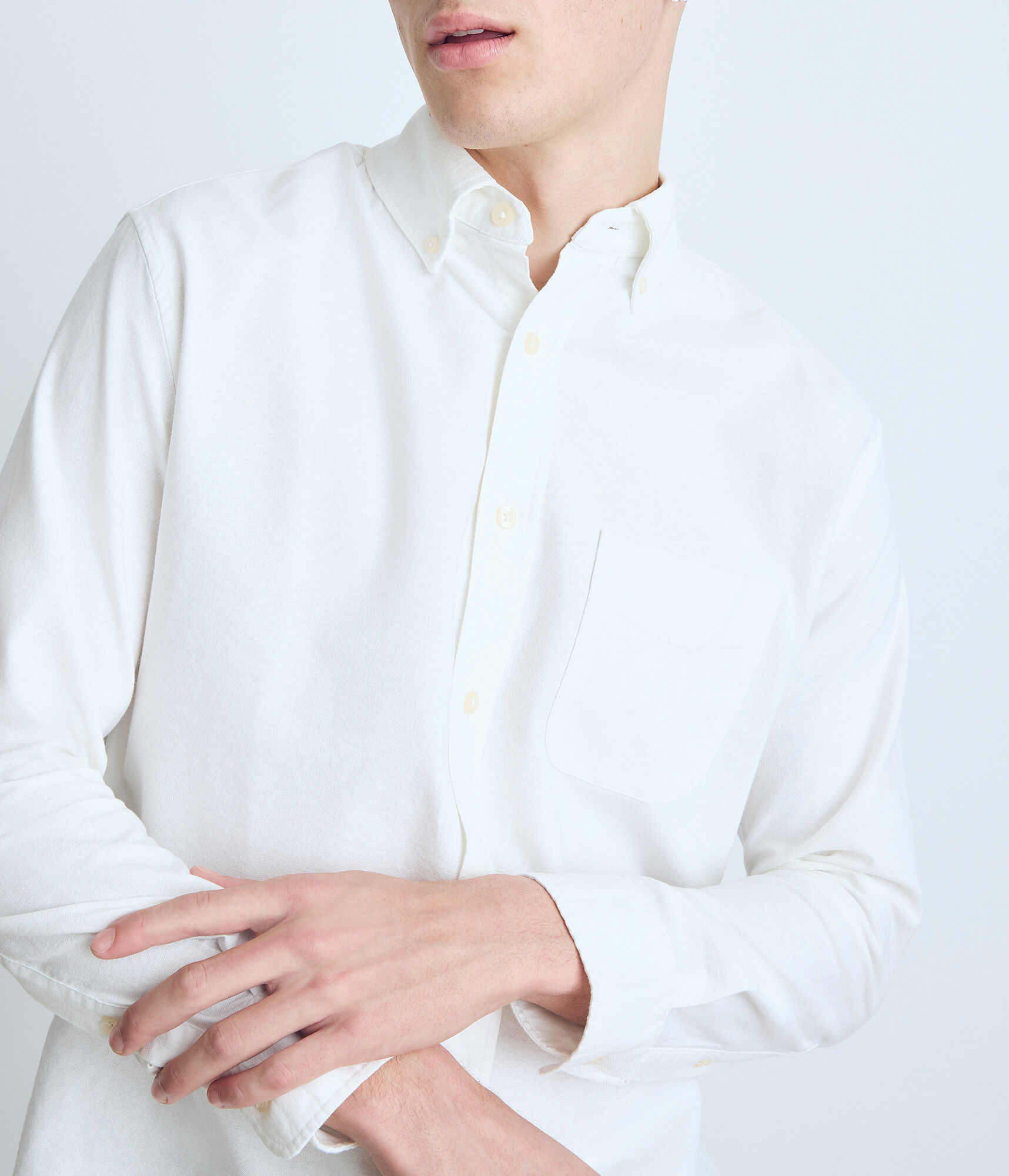Long Sleeve Oxford Uniform Shirt
