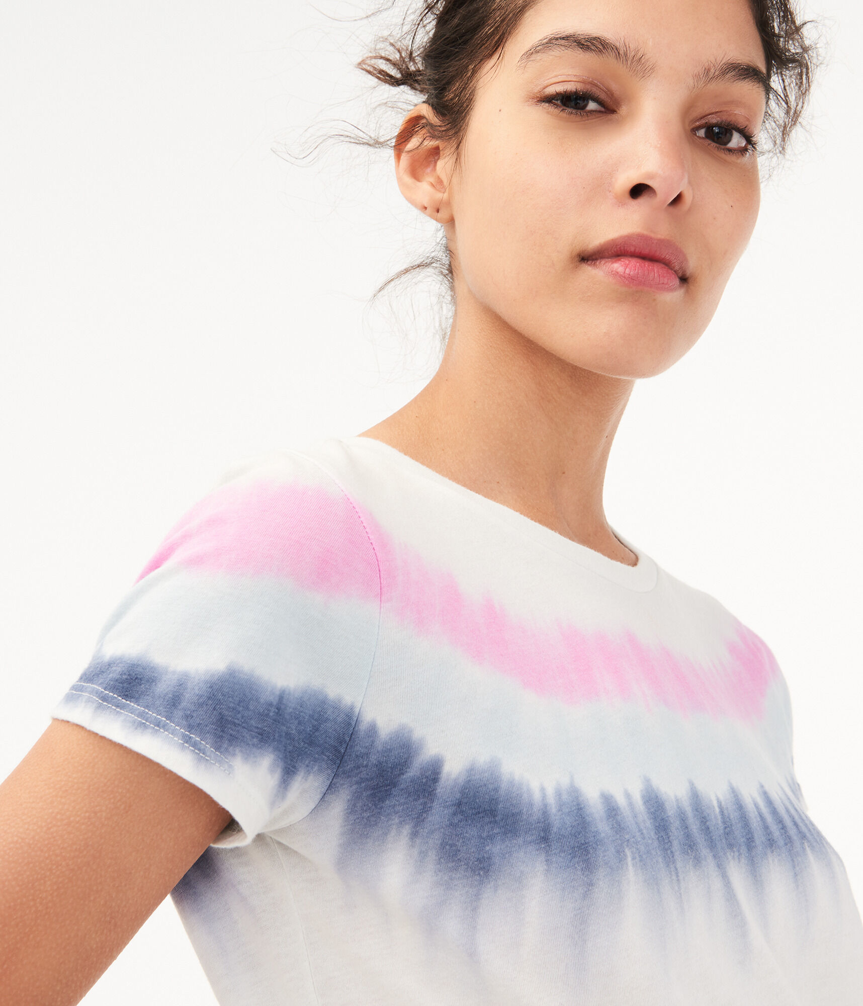 Seriously Soft Tie-Dye Stripe Girl Tee