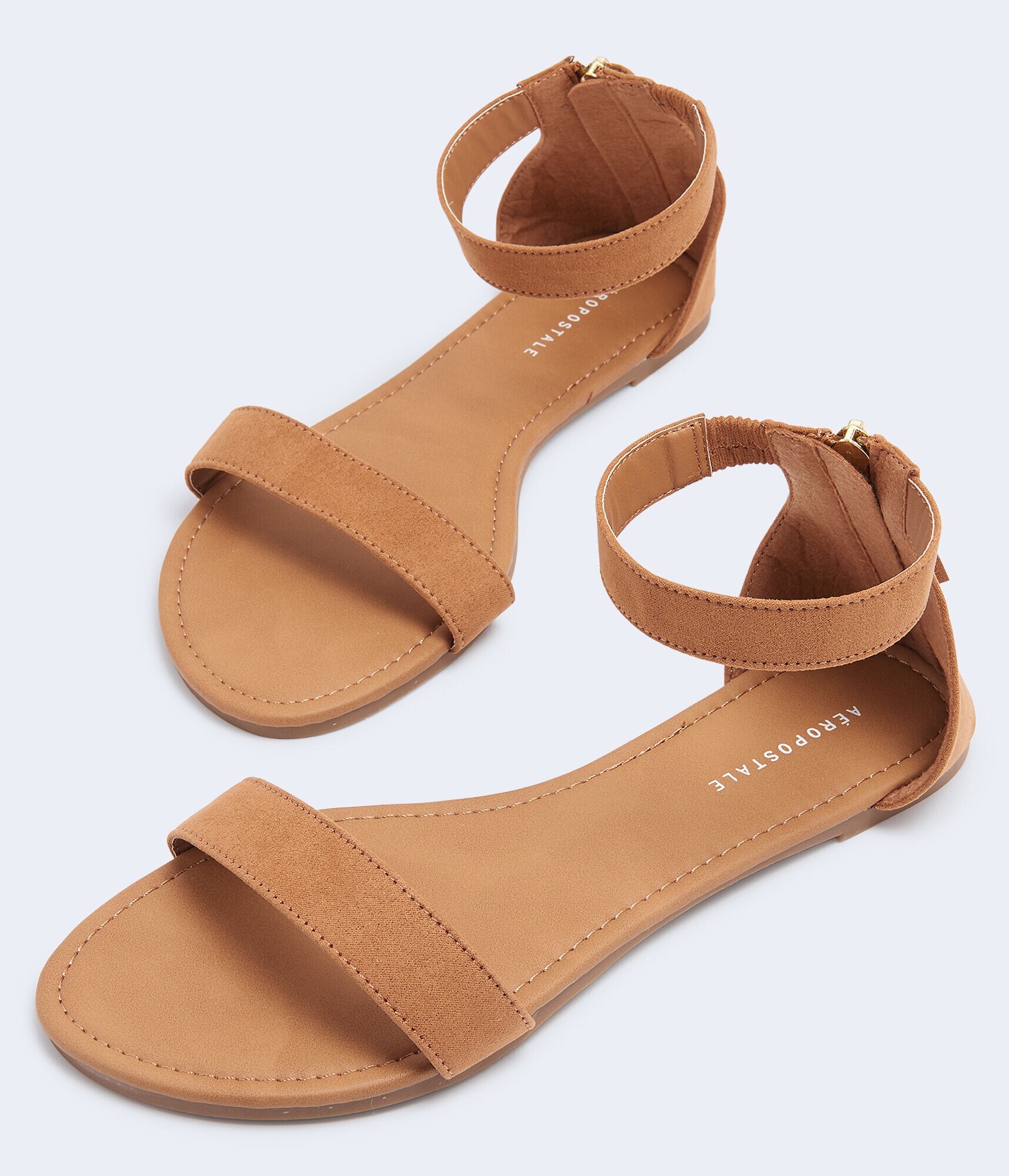 Faux Suede Tassel Gladiator Sandal