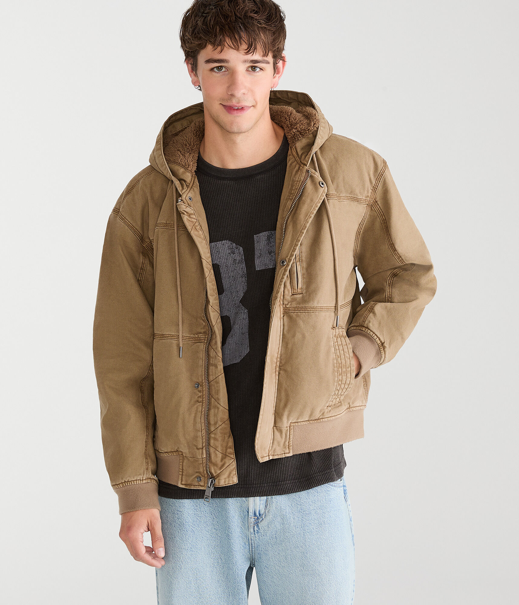 Hooded Workwear Jacket