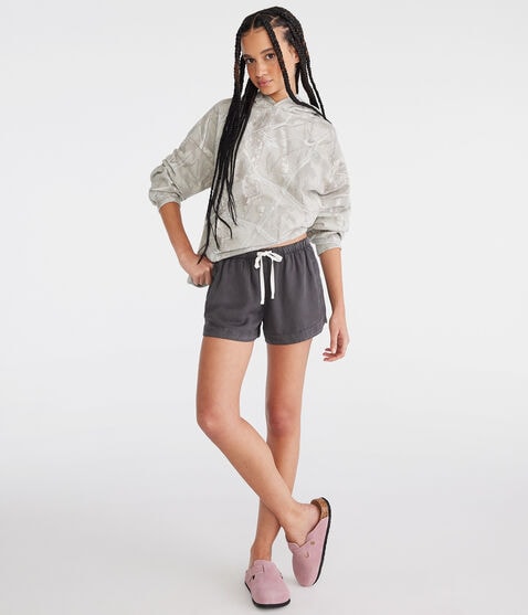 High-Rise Washed Dolphin Shorts High-Rise Washed Dolphin Shorts