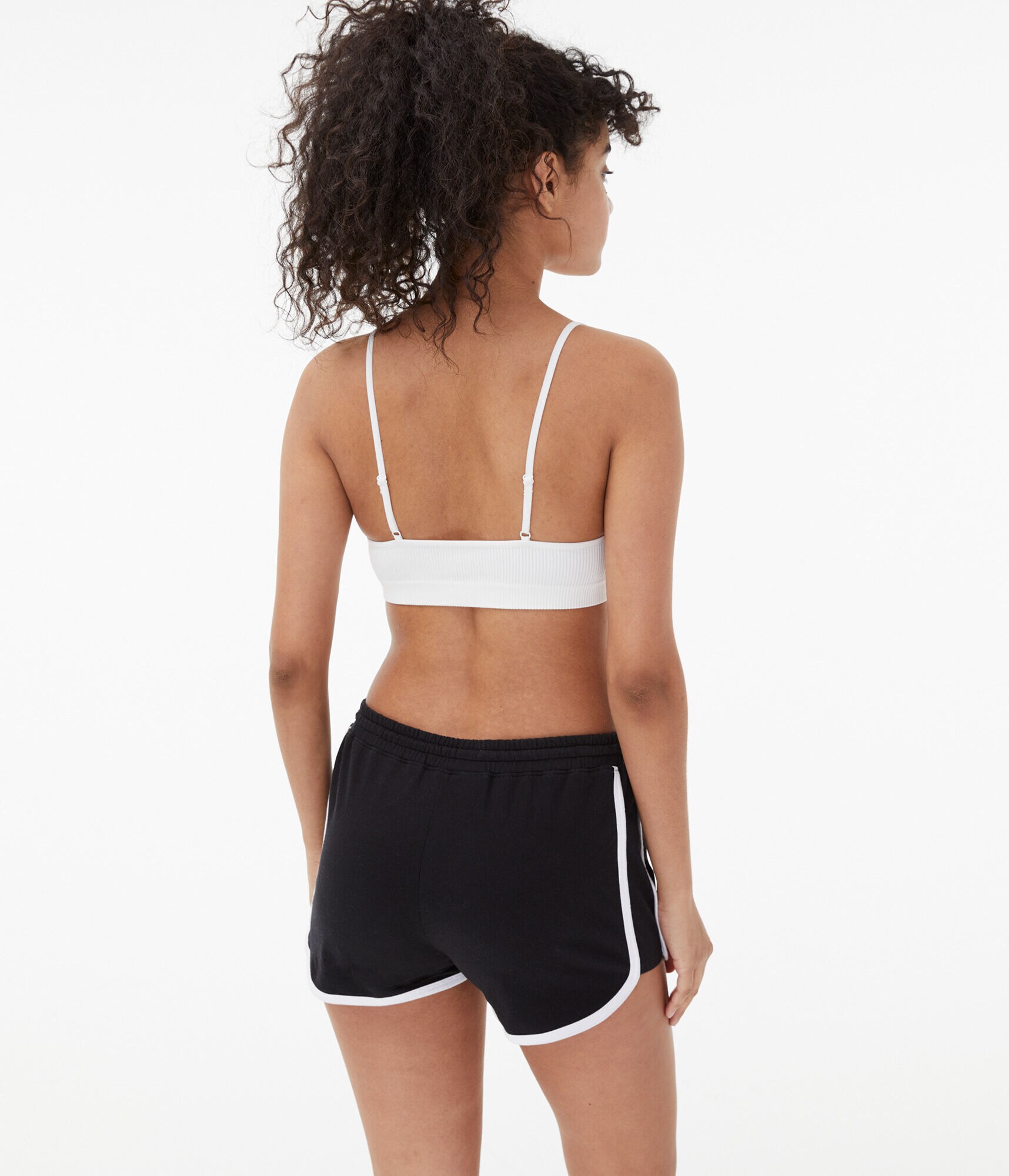 Seamless Lace-Trimmed Bralette