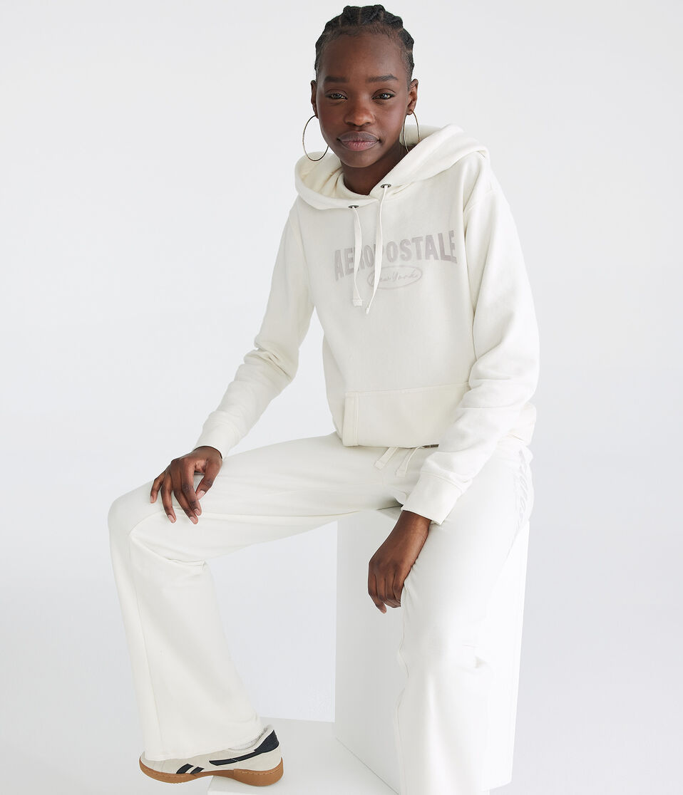 Aeropostale New York Oval Pullover Hoodie