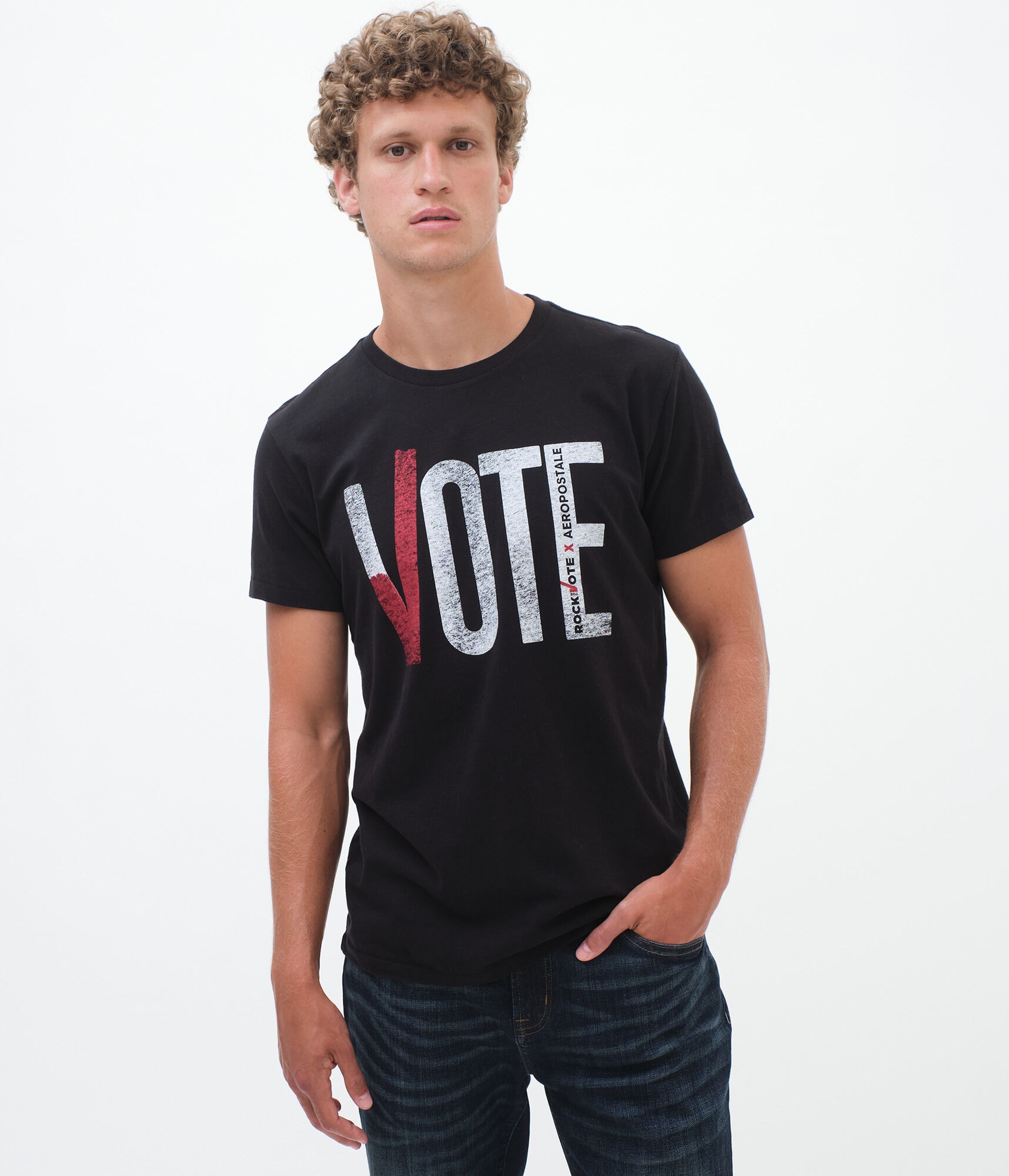 Rock The Vote Check Mark Graphic Tee