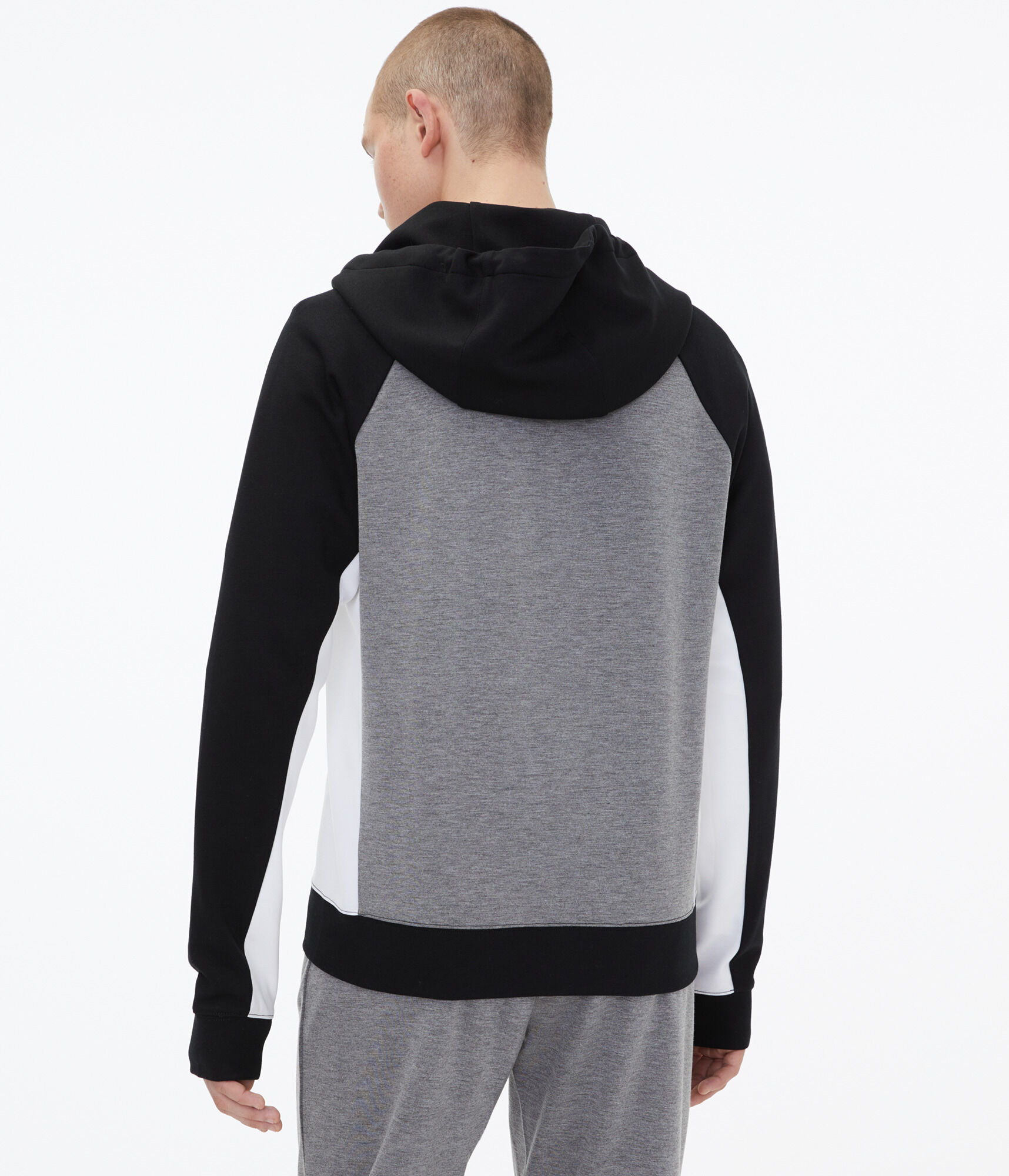 Air Softspun Tech Fleece Colorblocked Full-Zip Hoodie