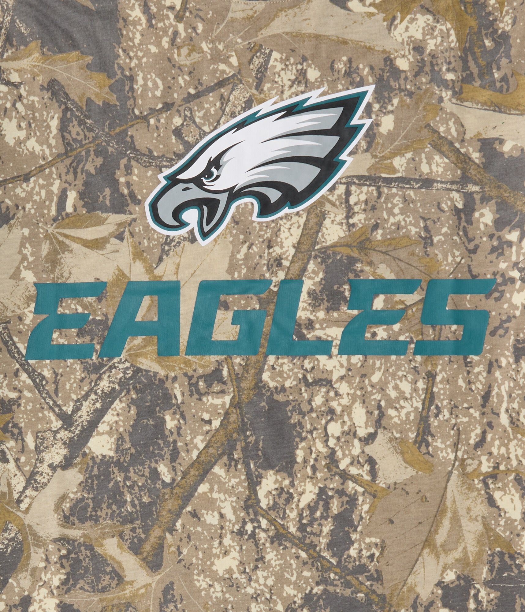 Philadelphia Eagles Forest Camo Relaxed Graphic Tee