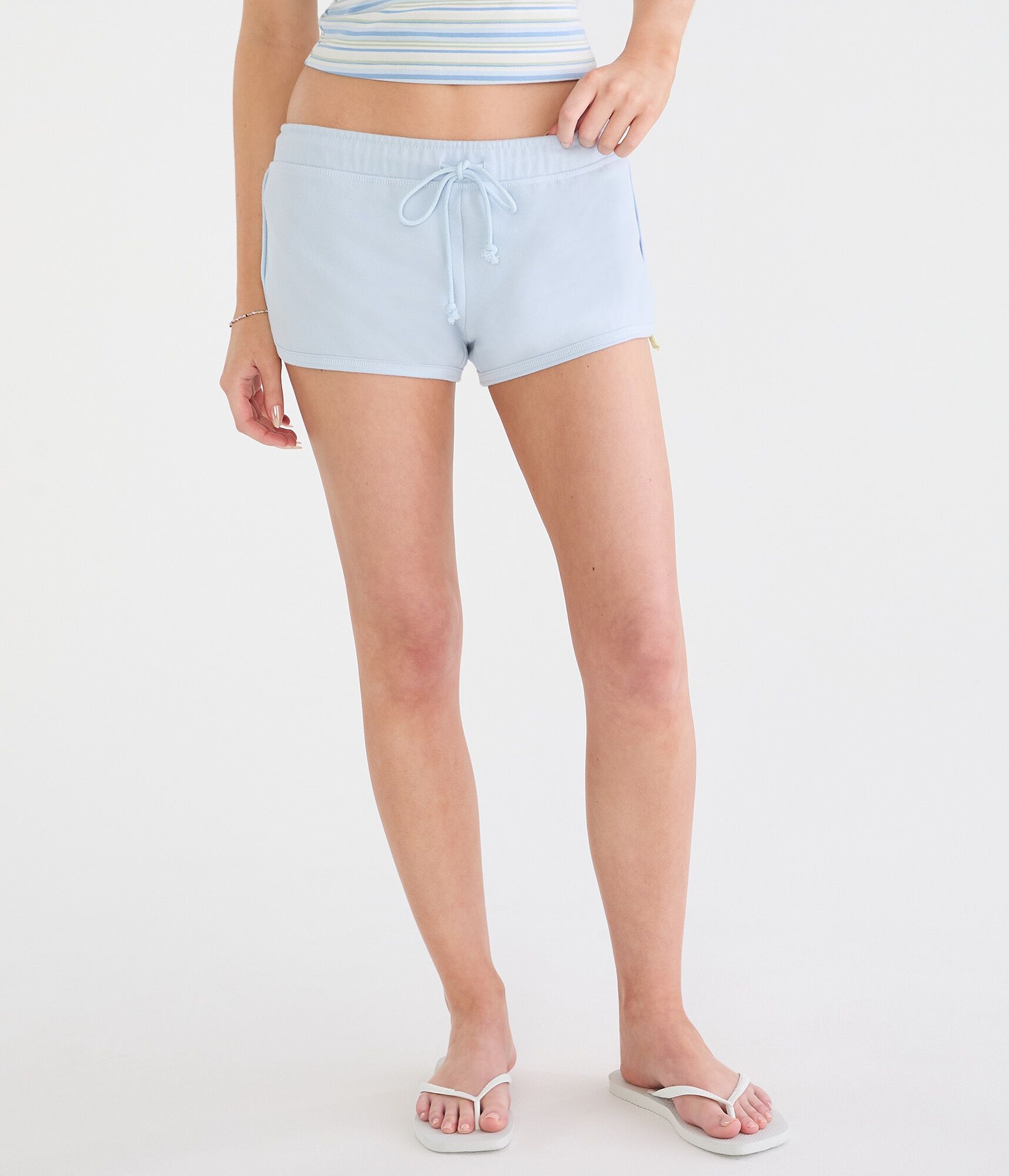 Cloud Soft Stars Low-Rise Fleece Dolphin Shorts