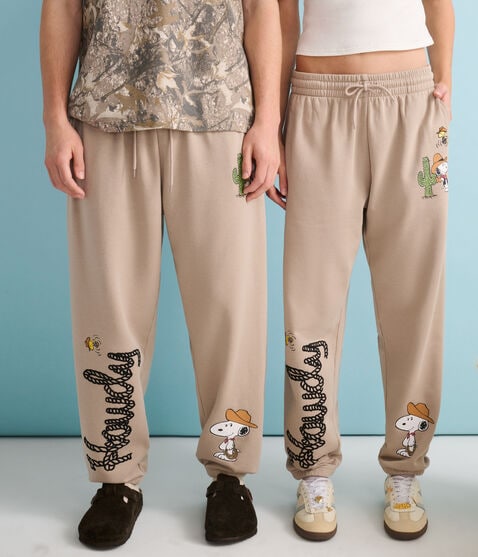 Peanuts® | Aéropostale Western Snoopy Howdy Jogger Sweatpants Peanuts® | Aéropostale Western Snoopy Howdy Jogger Sweatpants