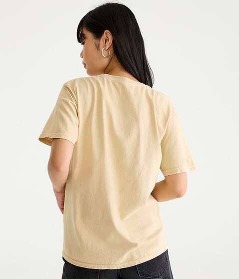 Poison Rose Skull Boyfriend Graphic Tee