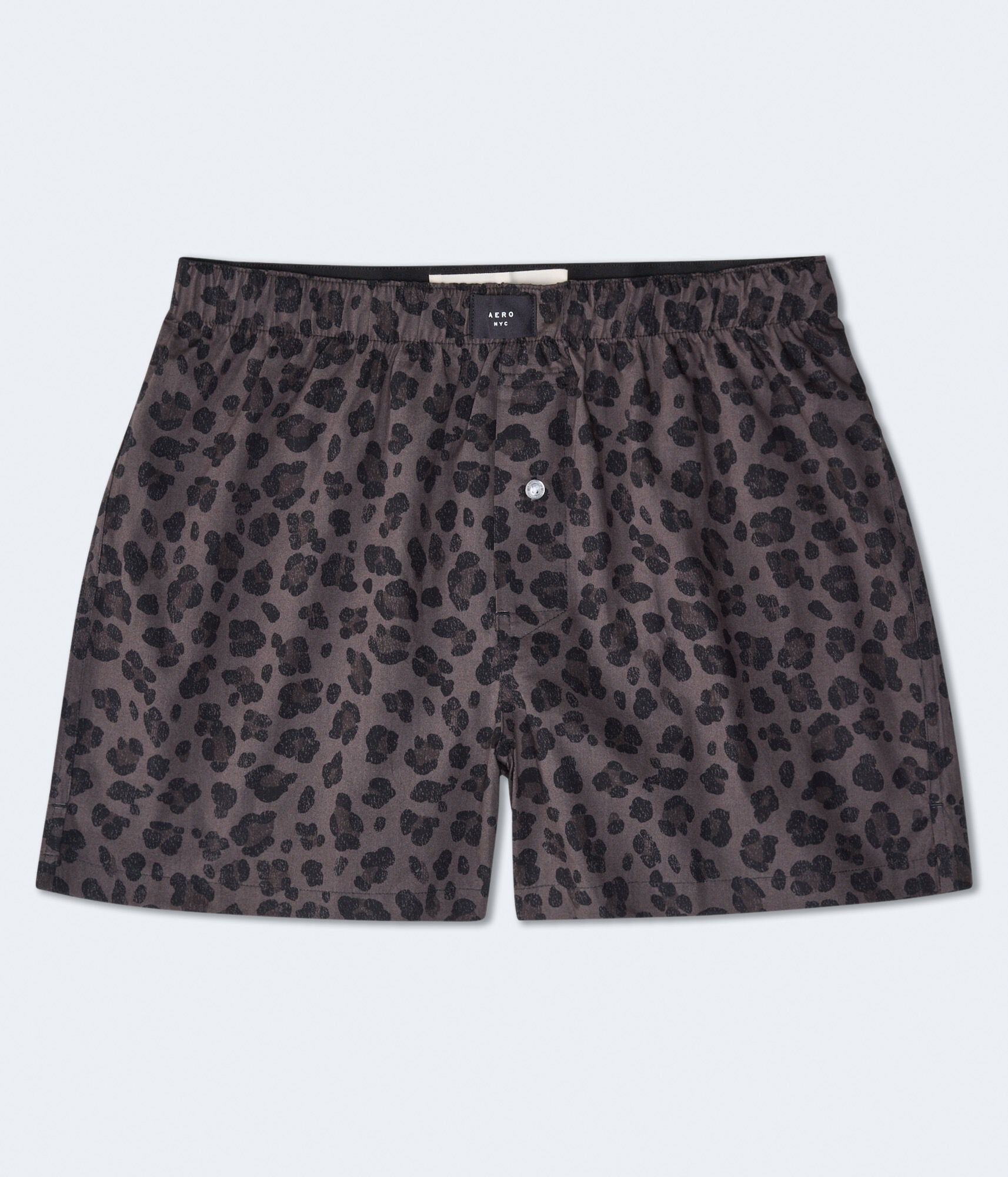 Leopard Print 4" Woven Boxers
