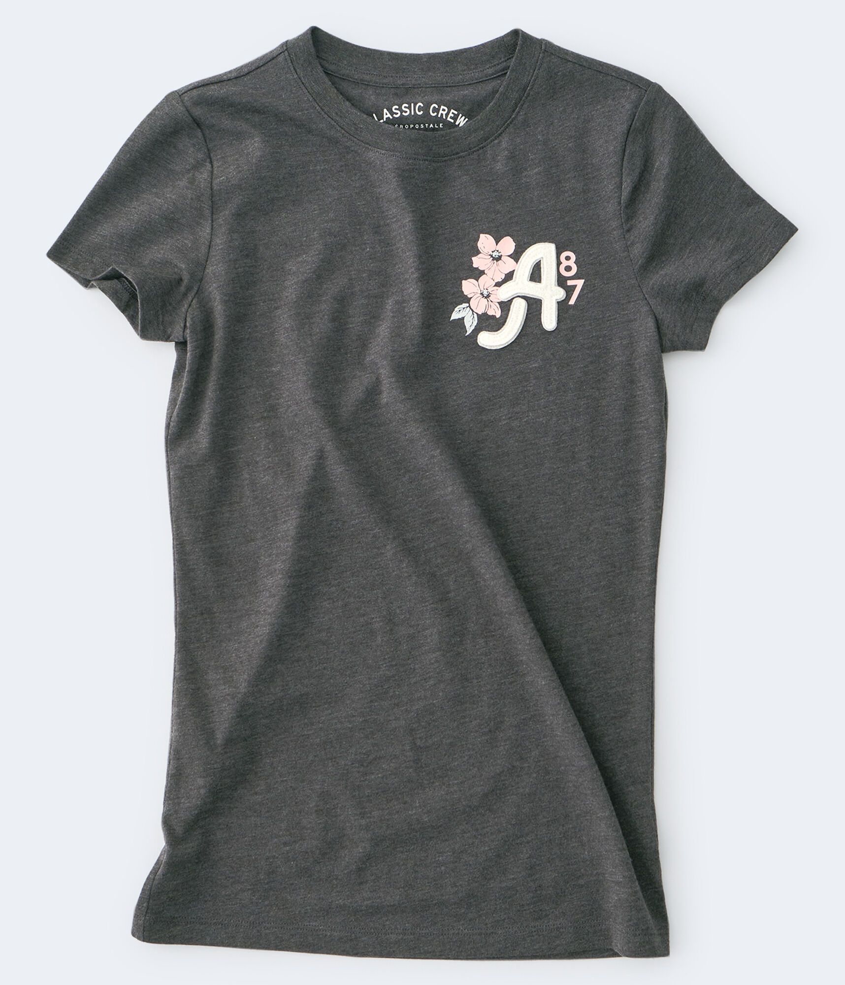 A87 Floral Appliqu&eacute; Graphic Tee