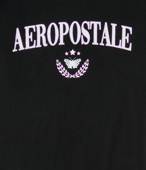 Aeropostale Butterfly Foil Graphic Tee