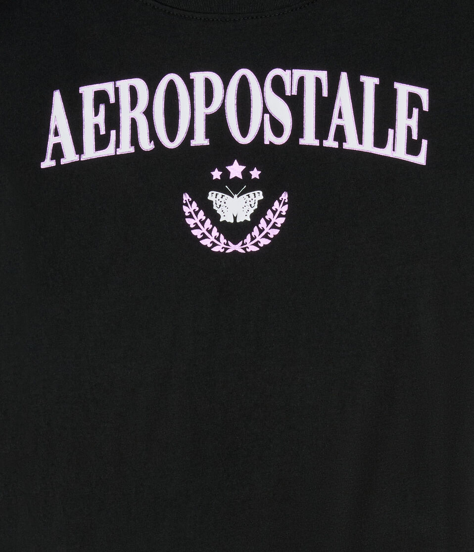 Aeropostale Butterfly Foil Graphic Tee
