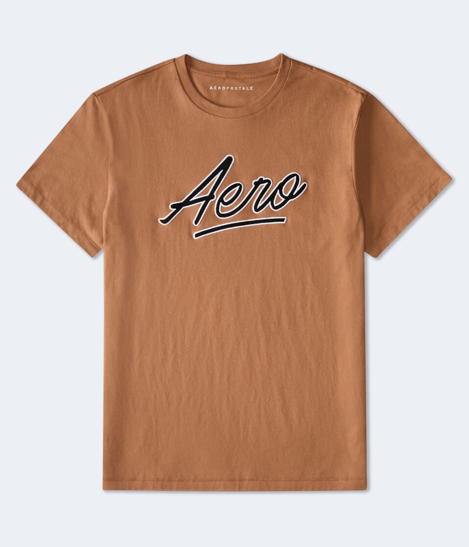 Aero Script Appliqué Graphic Tee