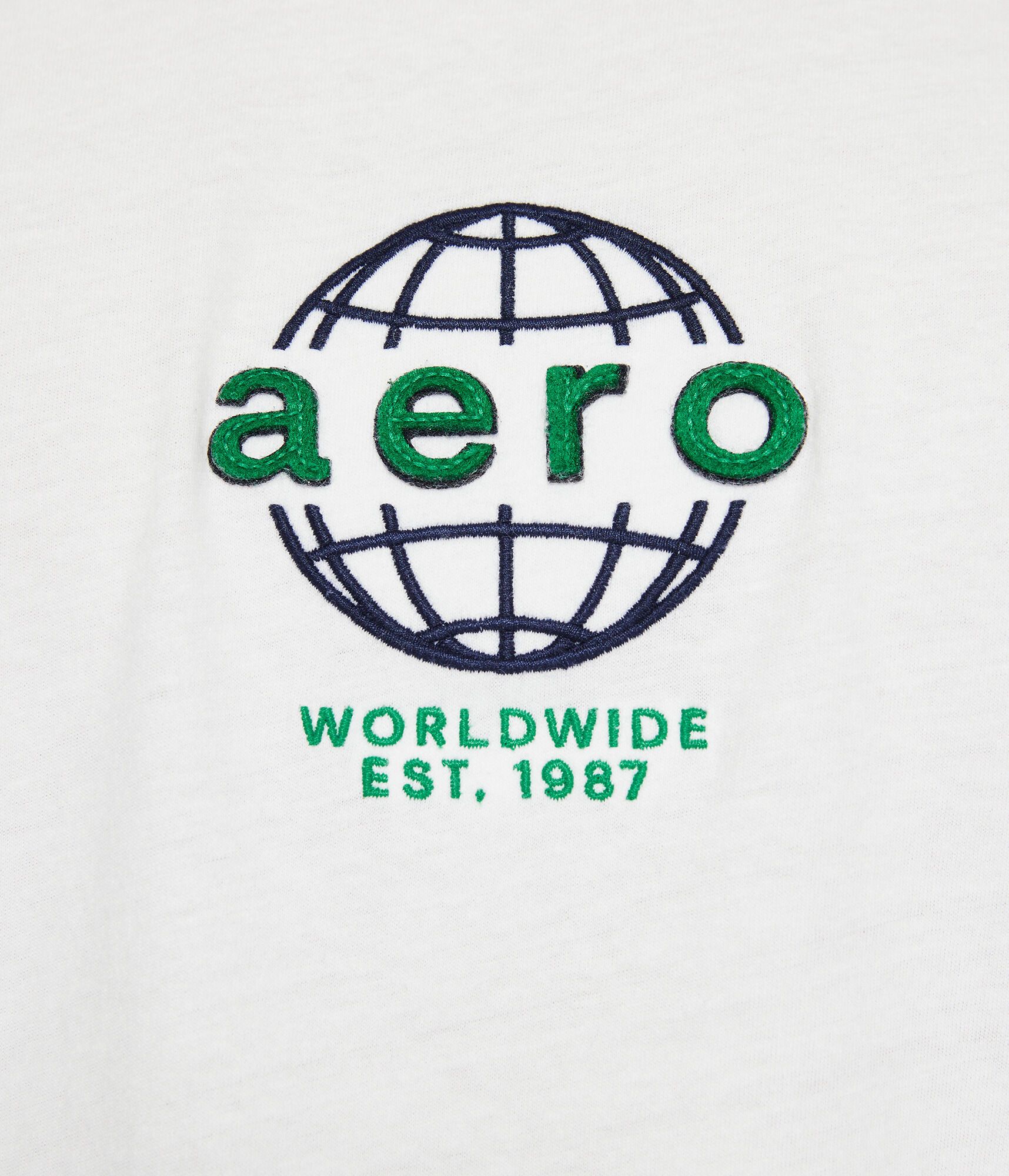 Aeropostale Globe Logo Appliqu&eacute; Graphic Tee