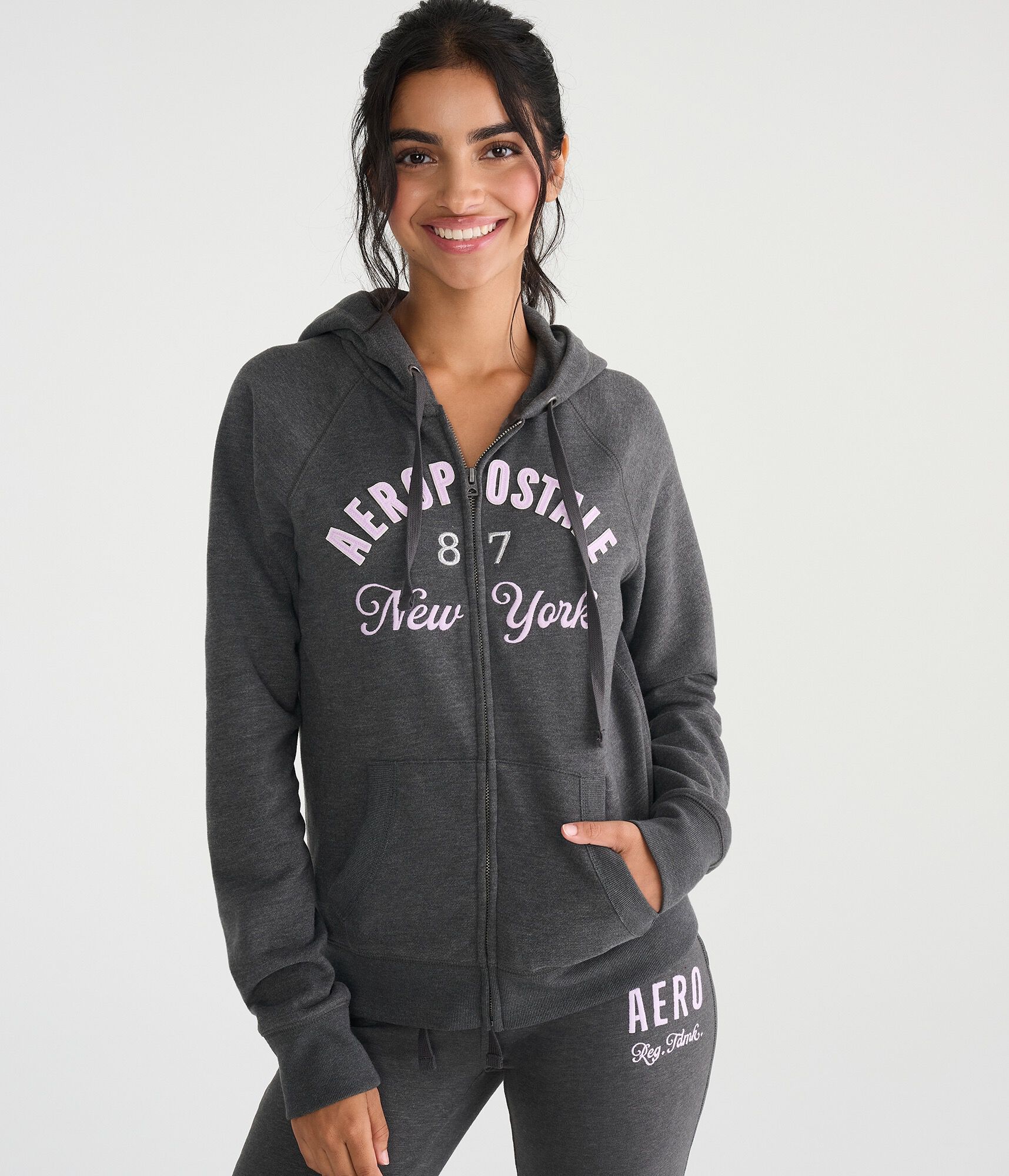 Aeropostale New York Full-Zip Hoodie