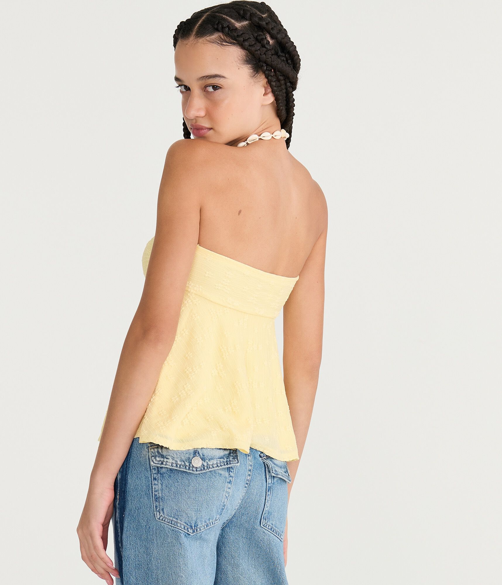 Tropical Flower Tube Top