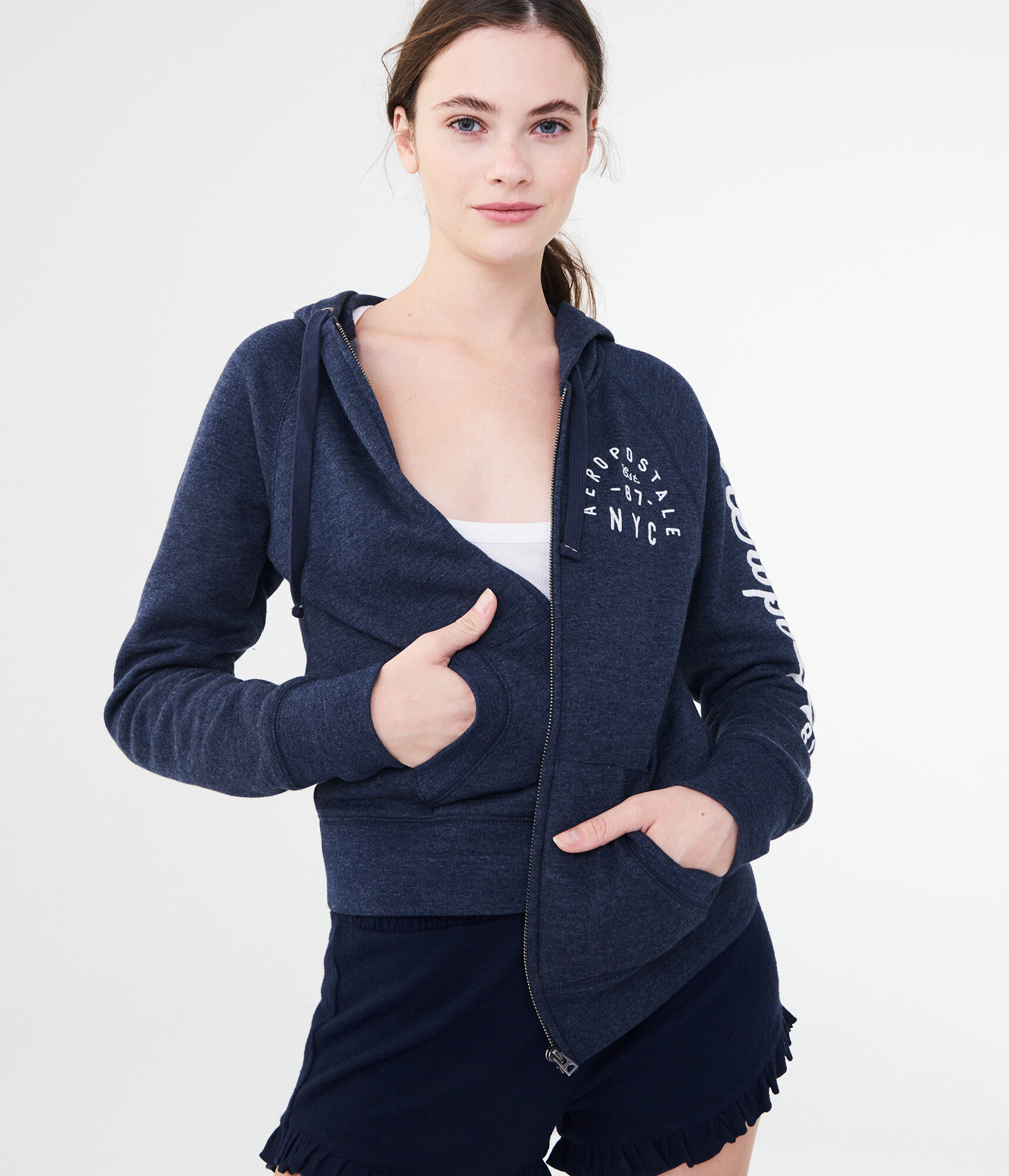 Aeropostale Est. 87 Full-Zip Hoodie