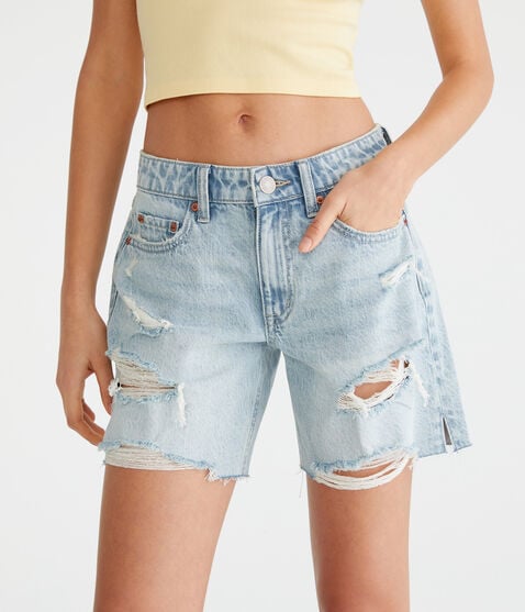 Low-Rise Baggy Denim Shorts 6" Low-Rise Baggy Denim Shorts 6"