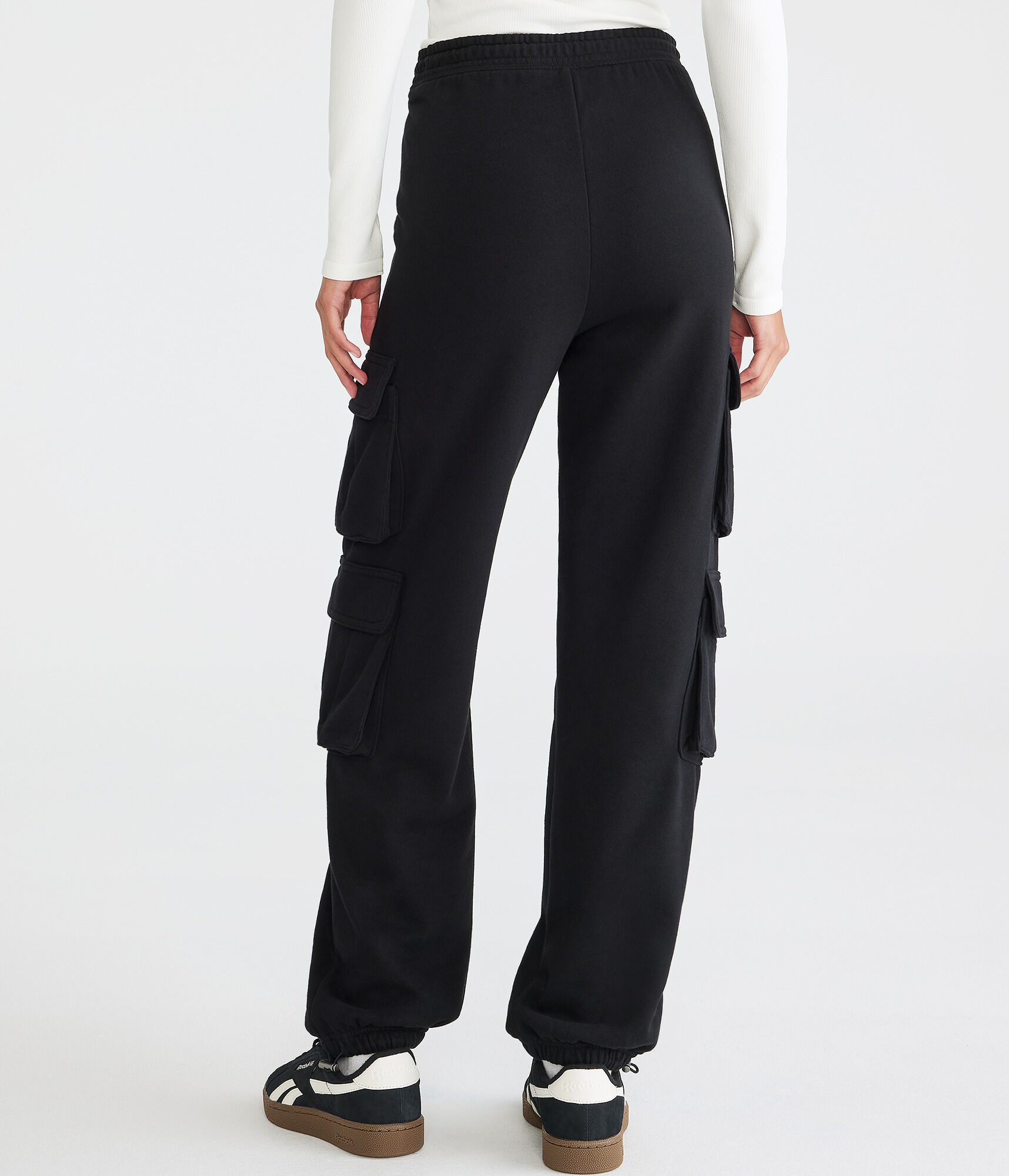 High-Rise Bungee Cargo Sweatpants