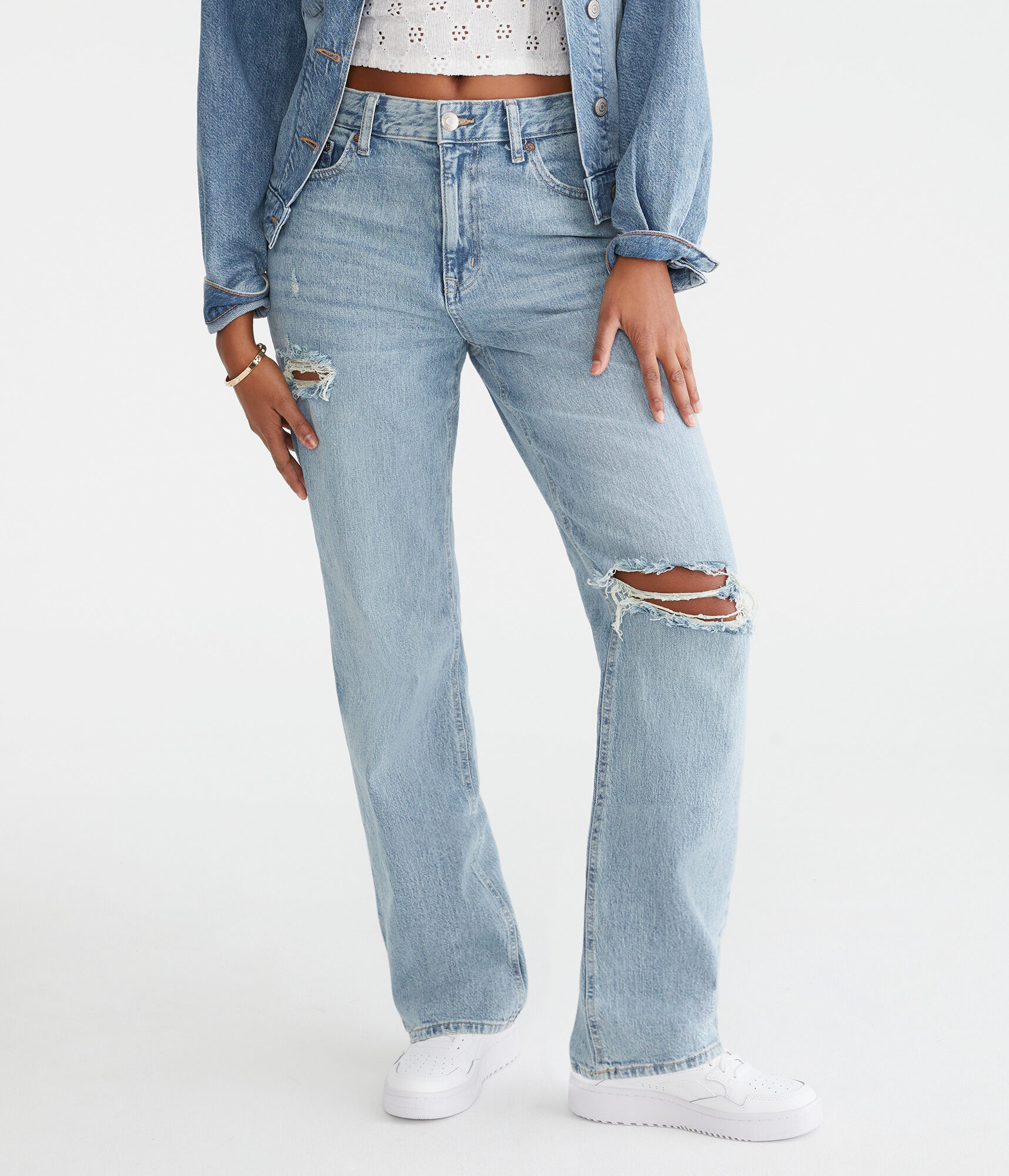 Curvy High-Rise Baggy Jean