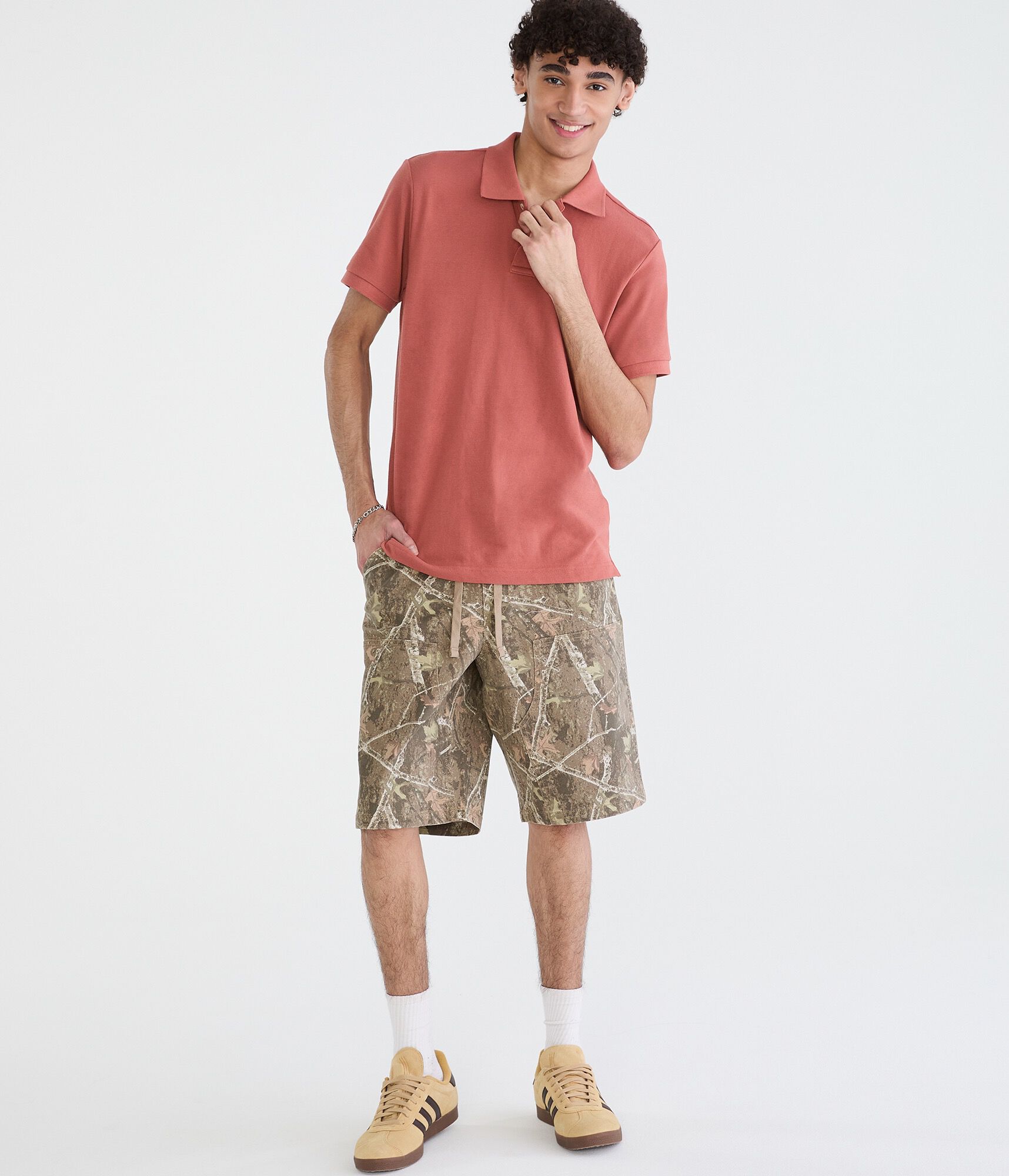 Tonal A87 Logo Piqu&eacute; Polo