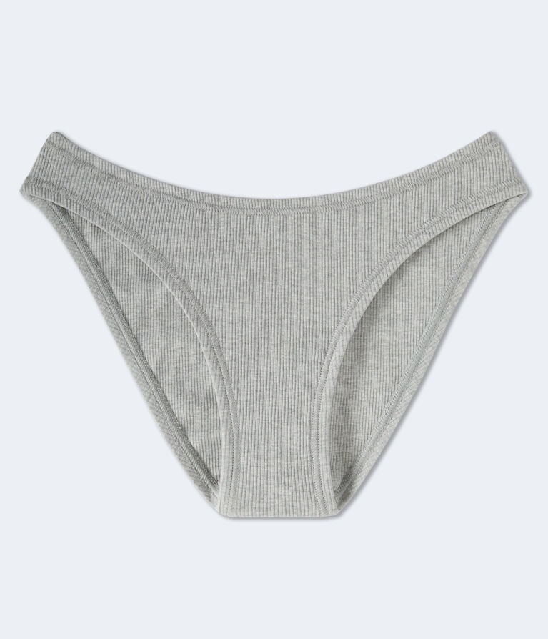 Ribbed High-Leg Cheeky