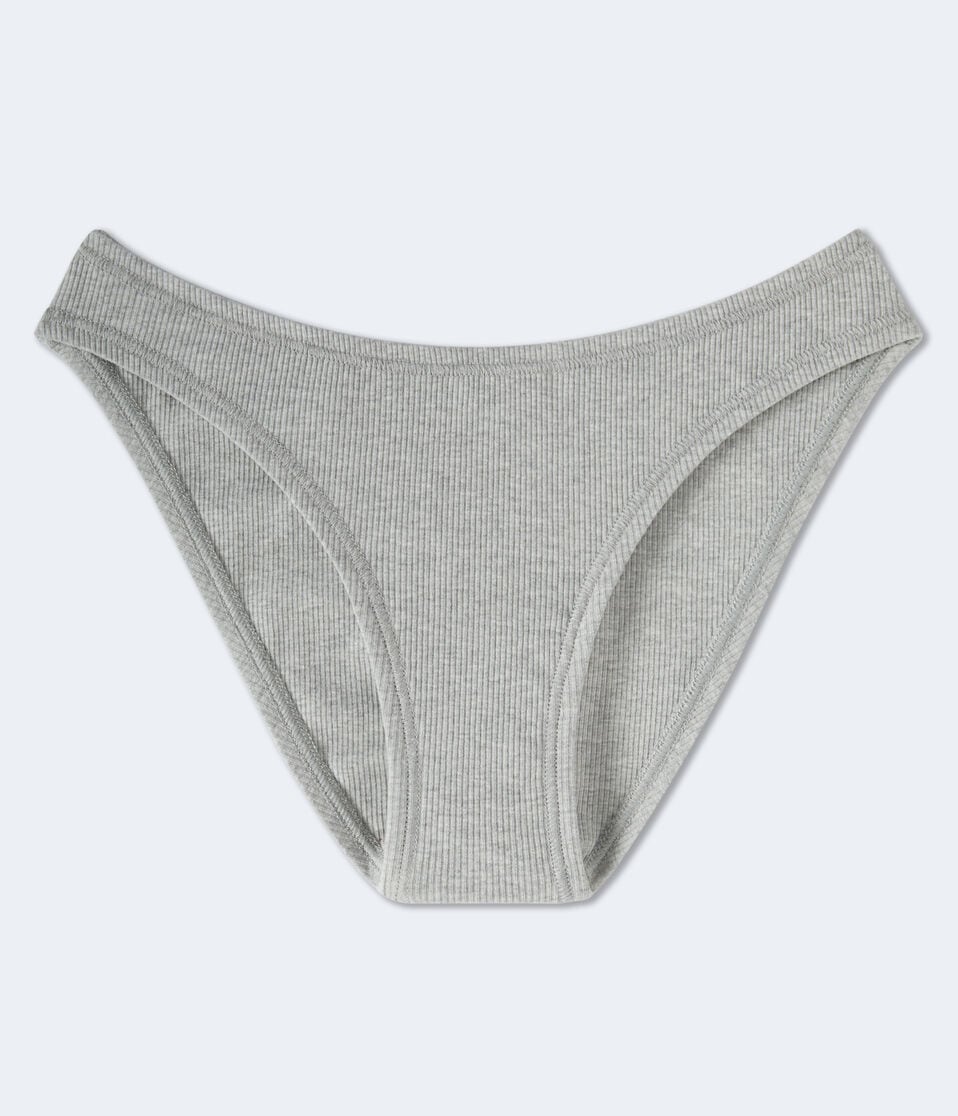 Ribbed High-Leg Cheeky