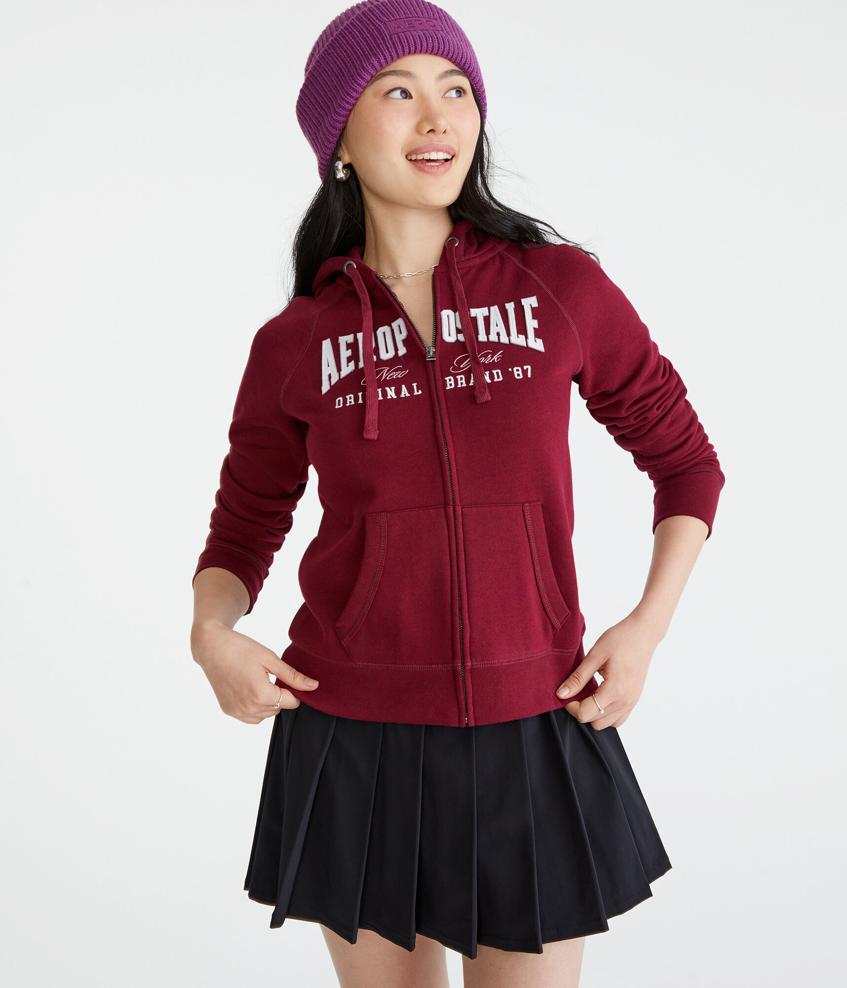 Aeropostale Original Brand Full-Zip Hoodie
