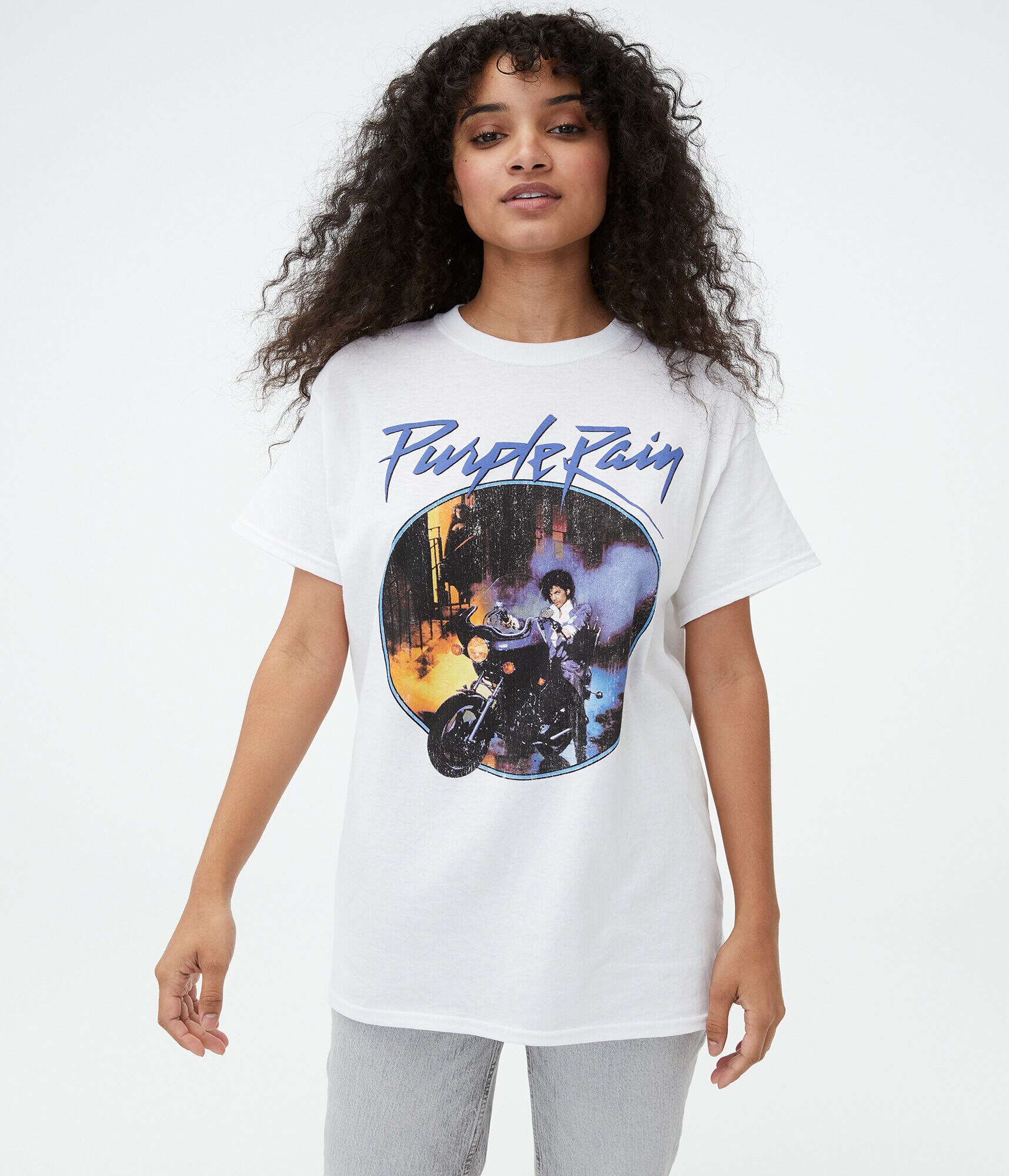 Prince Purple Rain Boyfriend Graphic Tee