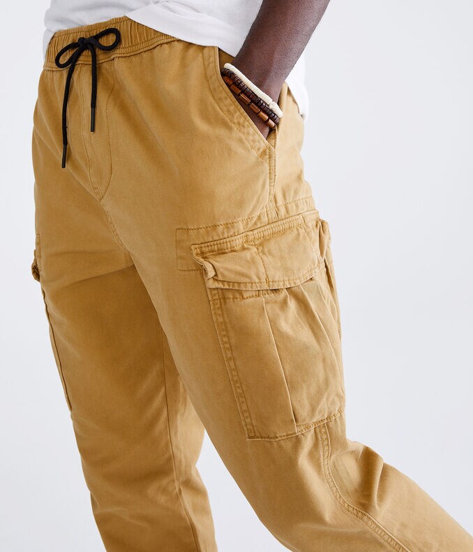 Twill Cargo Joggers