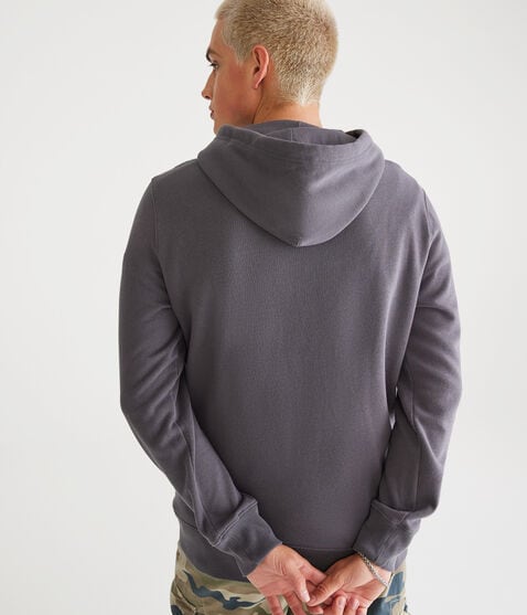 Aeropostale Arch Washed Pullover Hoodie