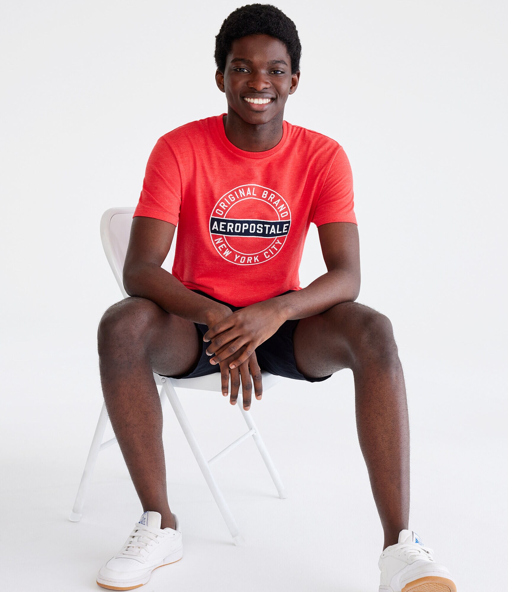 Aeropostale Circle Logo Graphic Tee