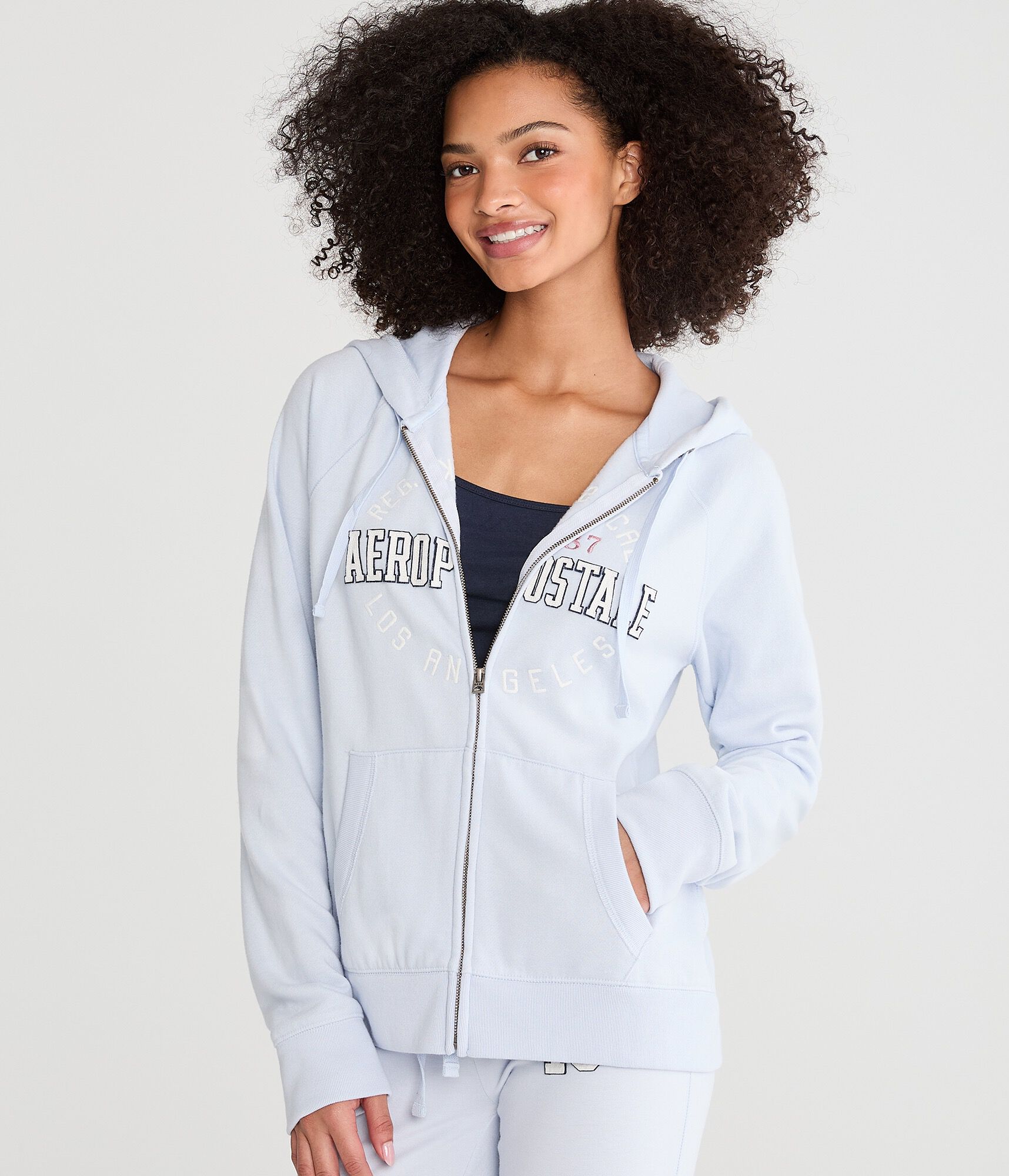 Aeropostale Los Angeles Full-Zip Hoodie