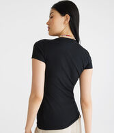 Aeropostale Script Crest Graphic Tee