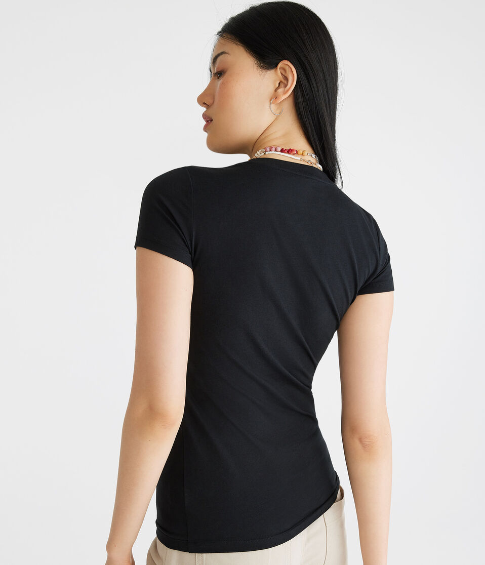 Aeropostale Script Crest Graphic Tee