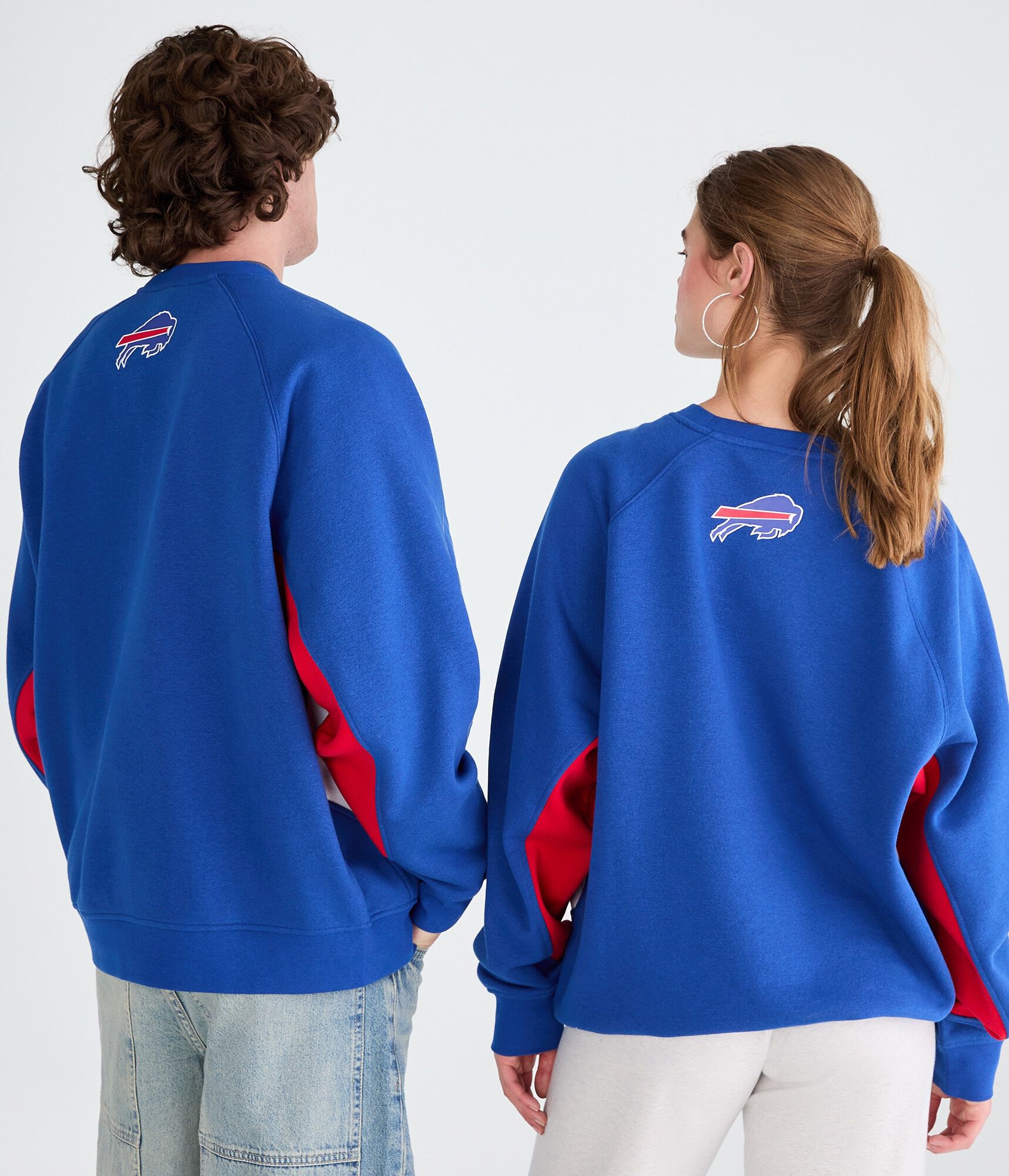 Buffalo Bills Colorblock Crew Sweatshirt