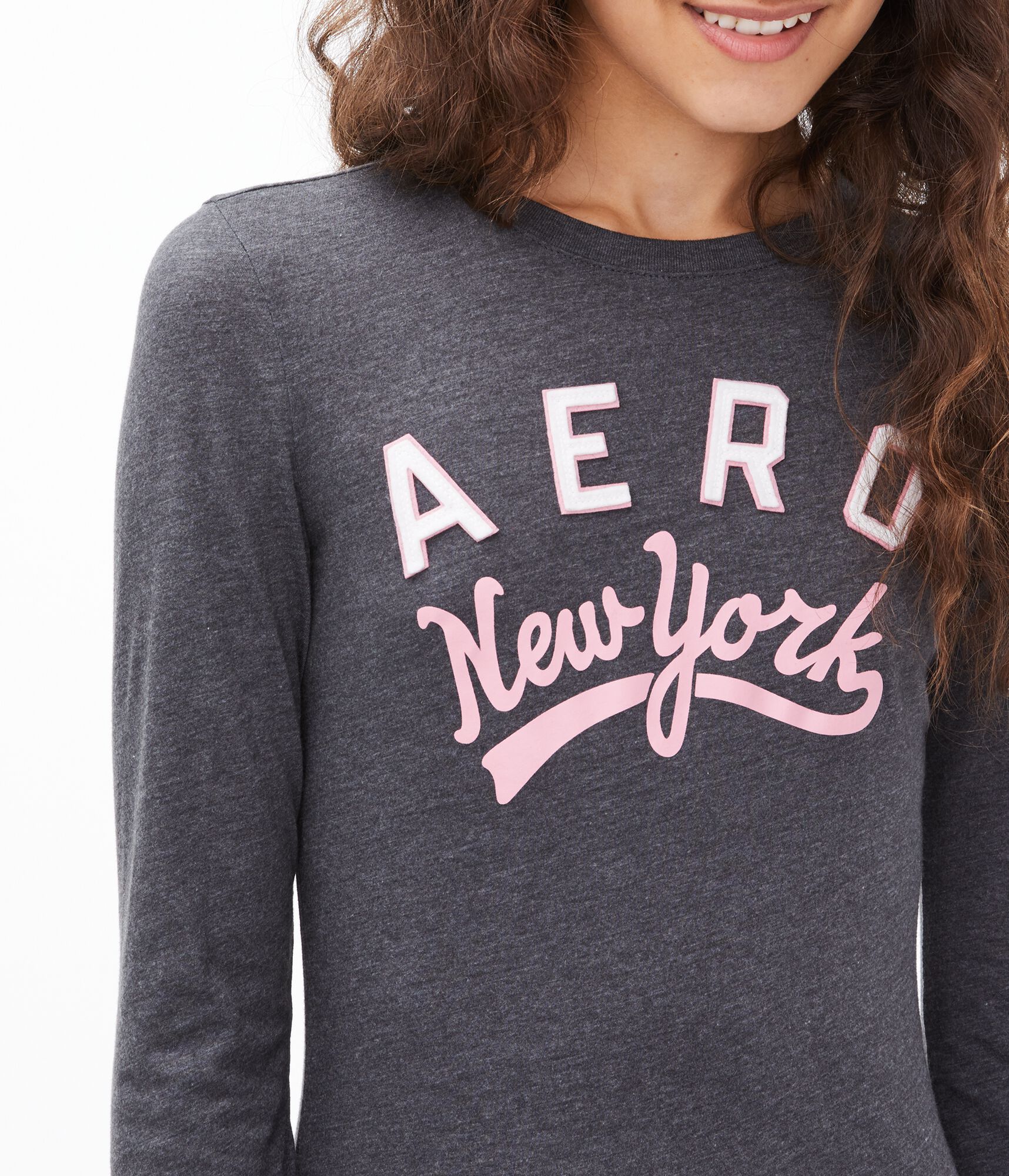Long Sleeve Aero New York Graphic Tee