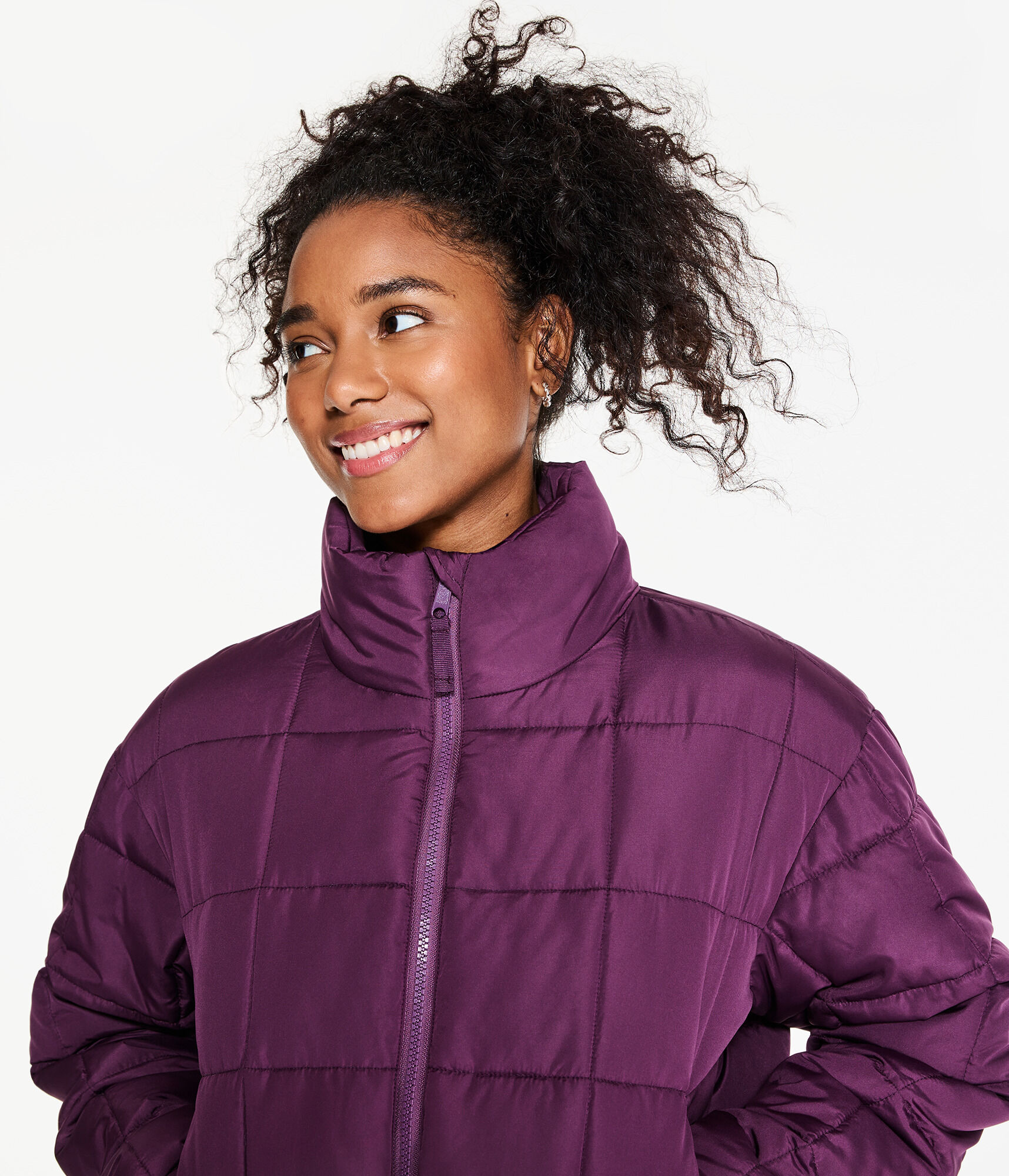 Lightweight Cropped Puffer Jacket