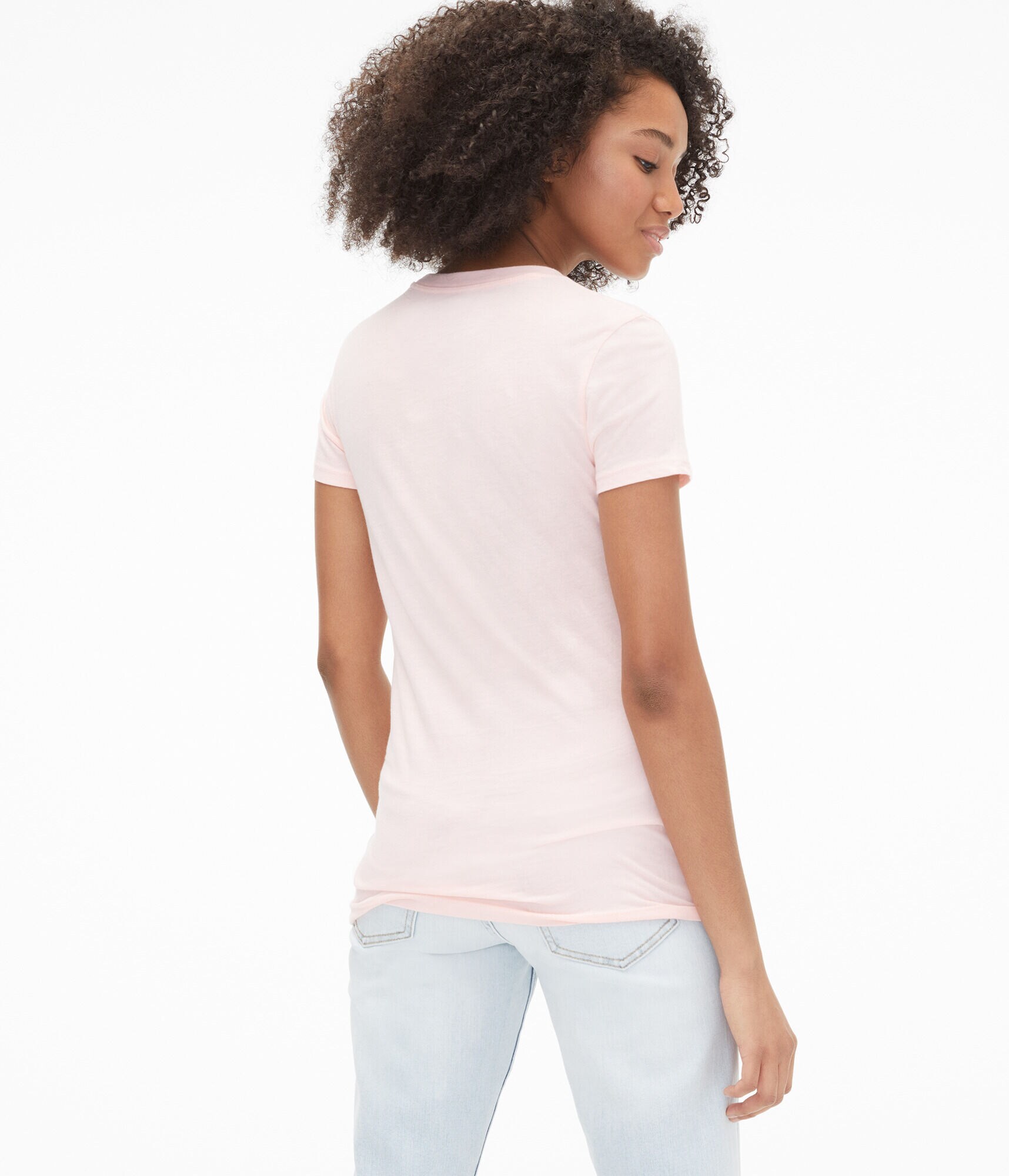 Flocked Rose Graphic Tee