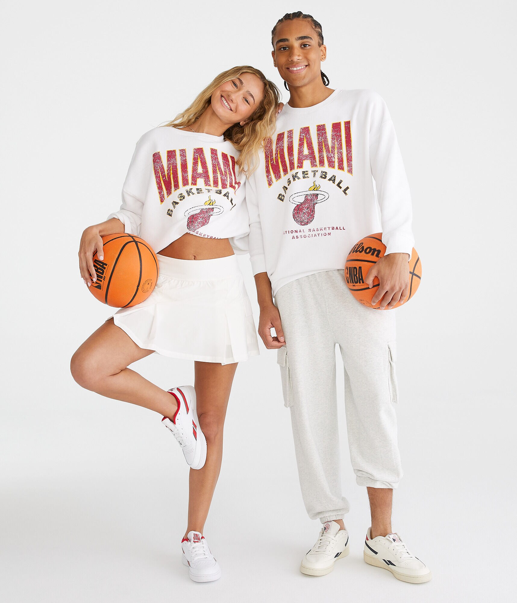 Miami Heat Basketball Crew Sweatshirt