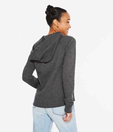 Aeropostale 87 Flower Full-Zip Hoodie