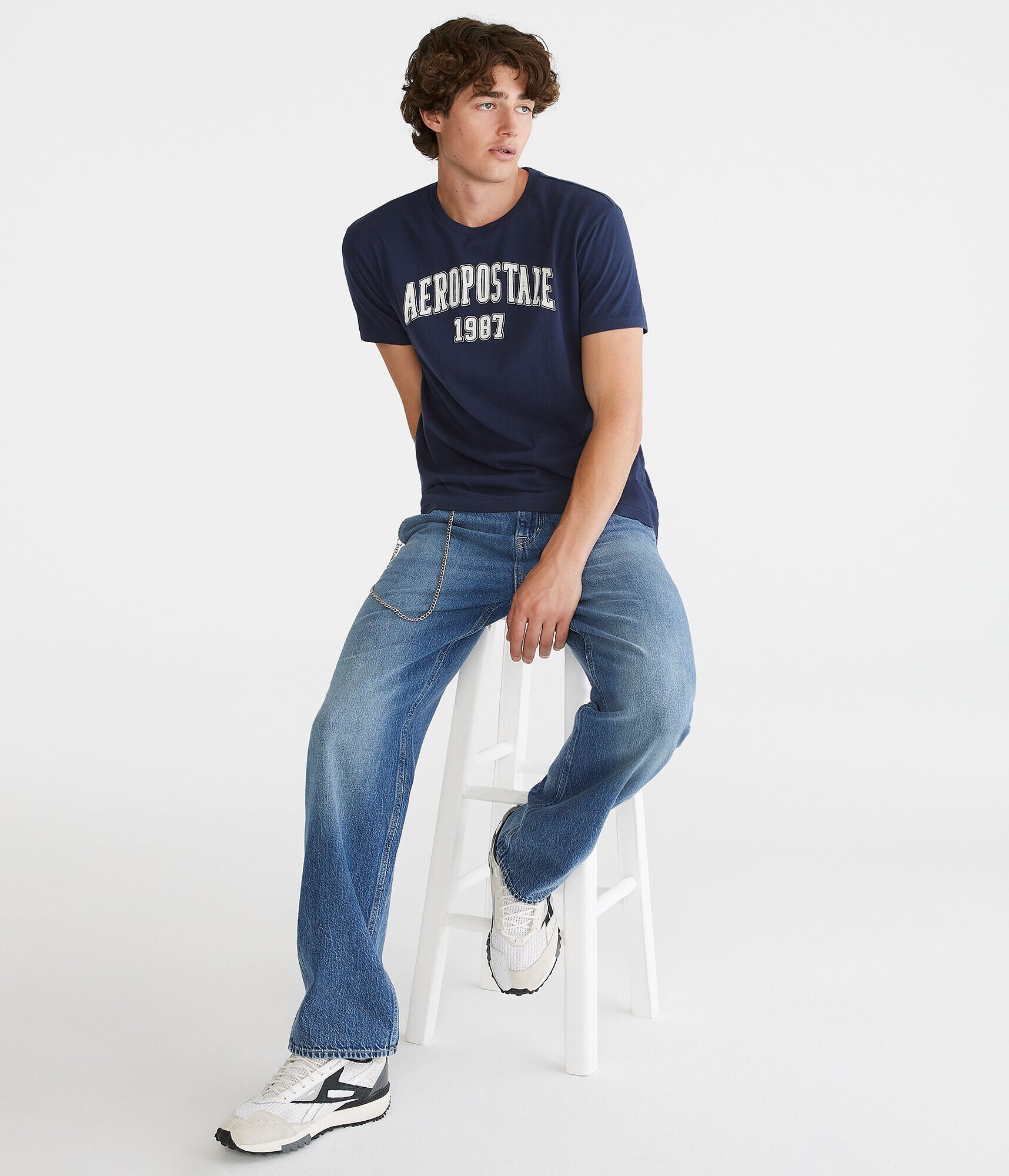 Aeropostale 1987 Appliqu&eacute; Graphic Tee