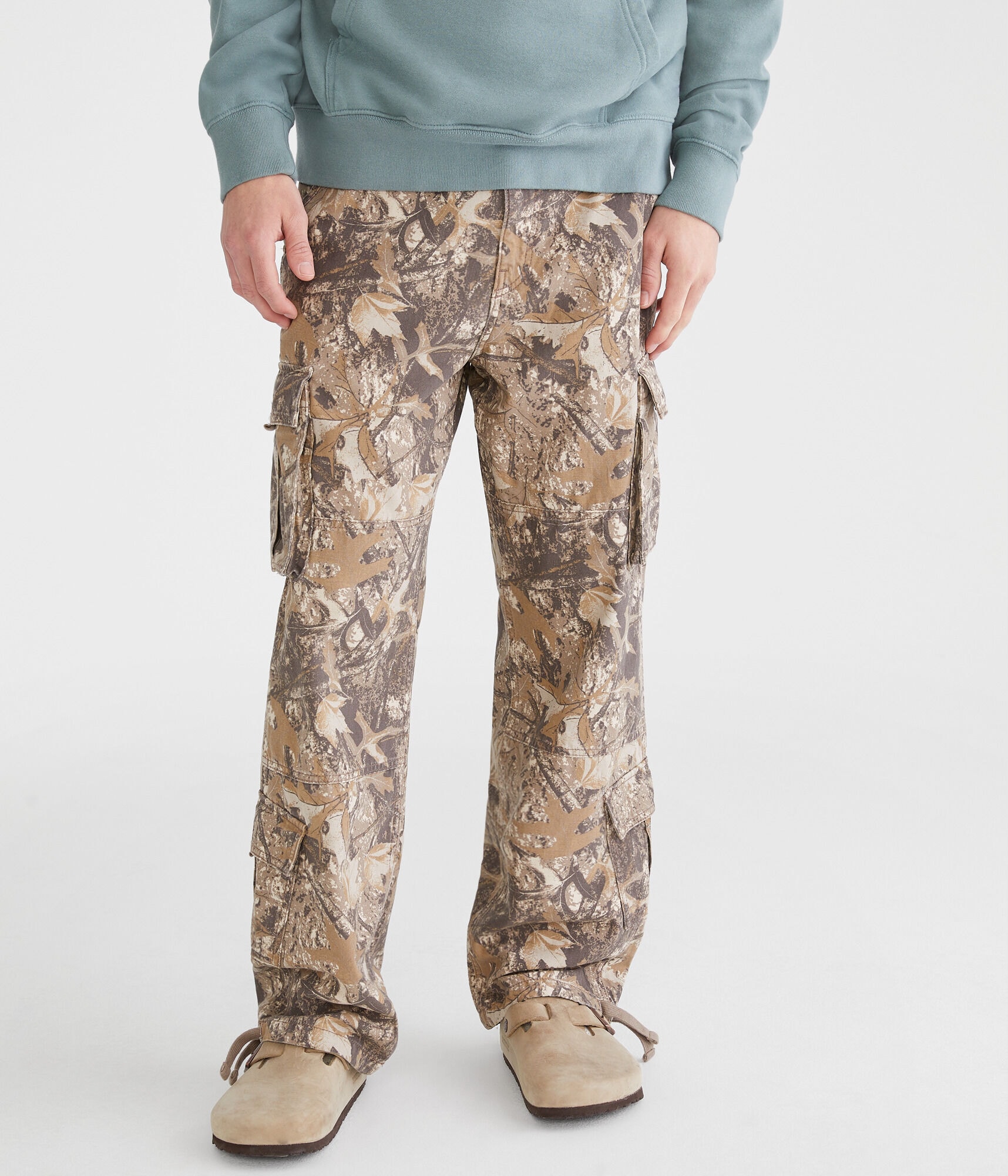 Forest Camo Baggy Cargo Pants